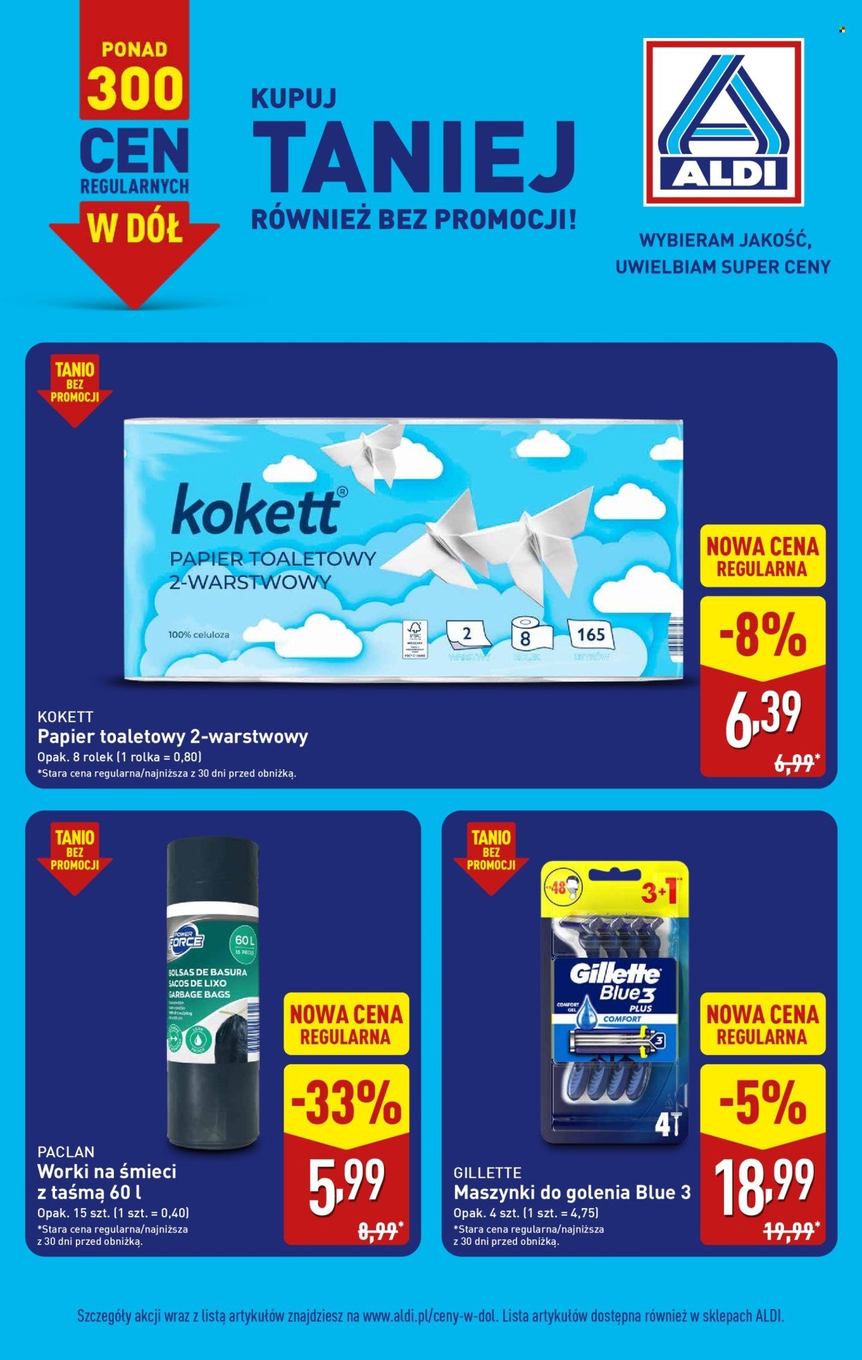 Gazetka ALDI - Ceny regularne w dół!