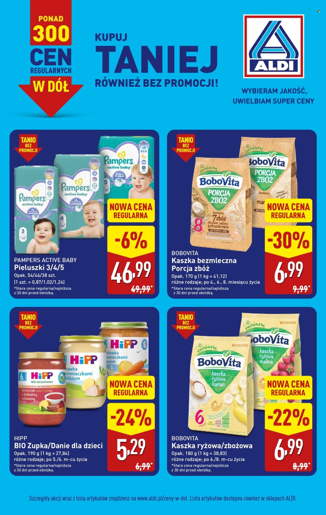 Gazetka ALDI - Ceny regularne w dół!