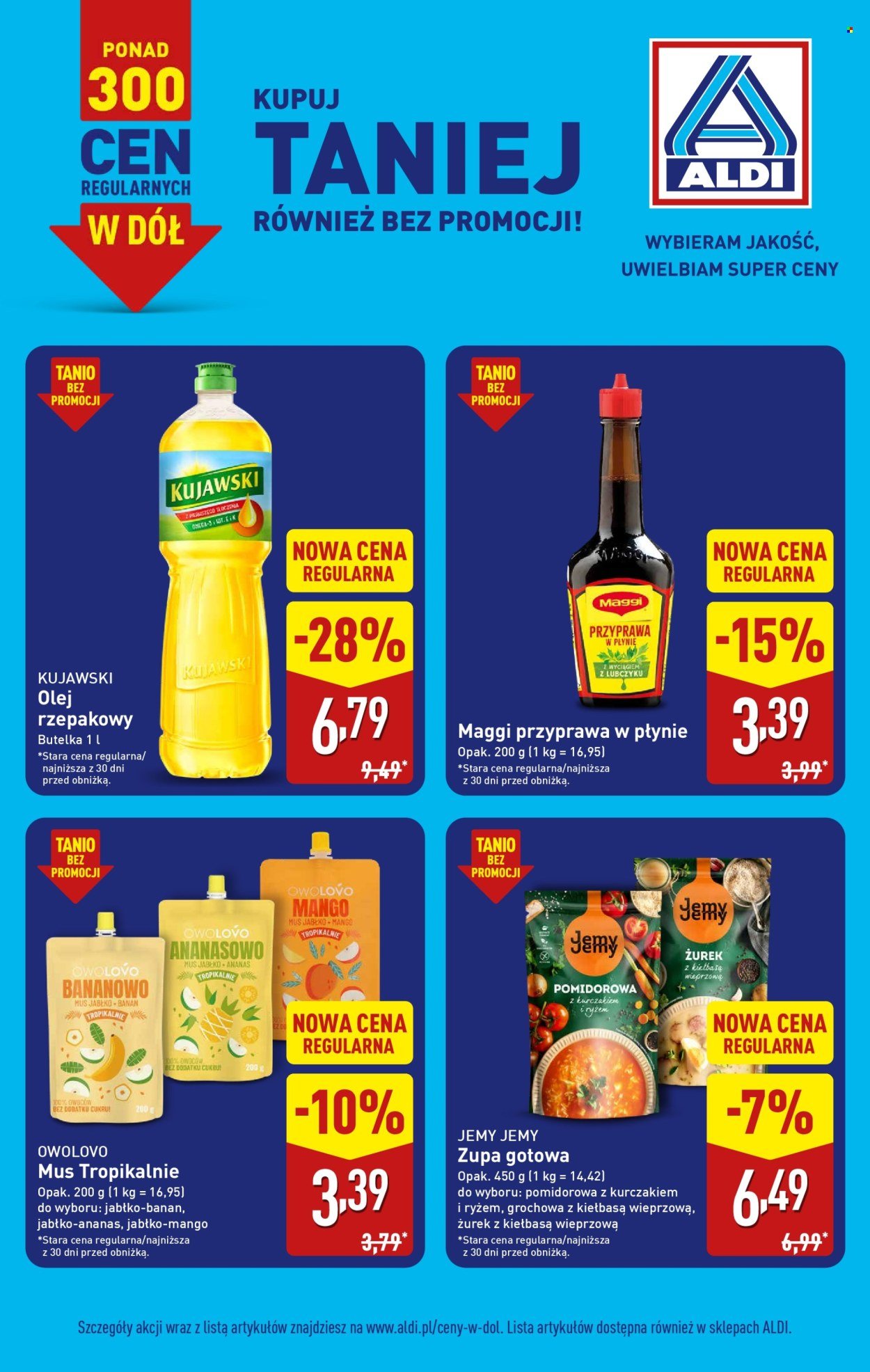 Gazetka ALDI - Ceny regularne w dół!