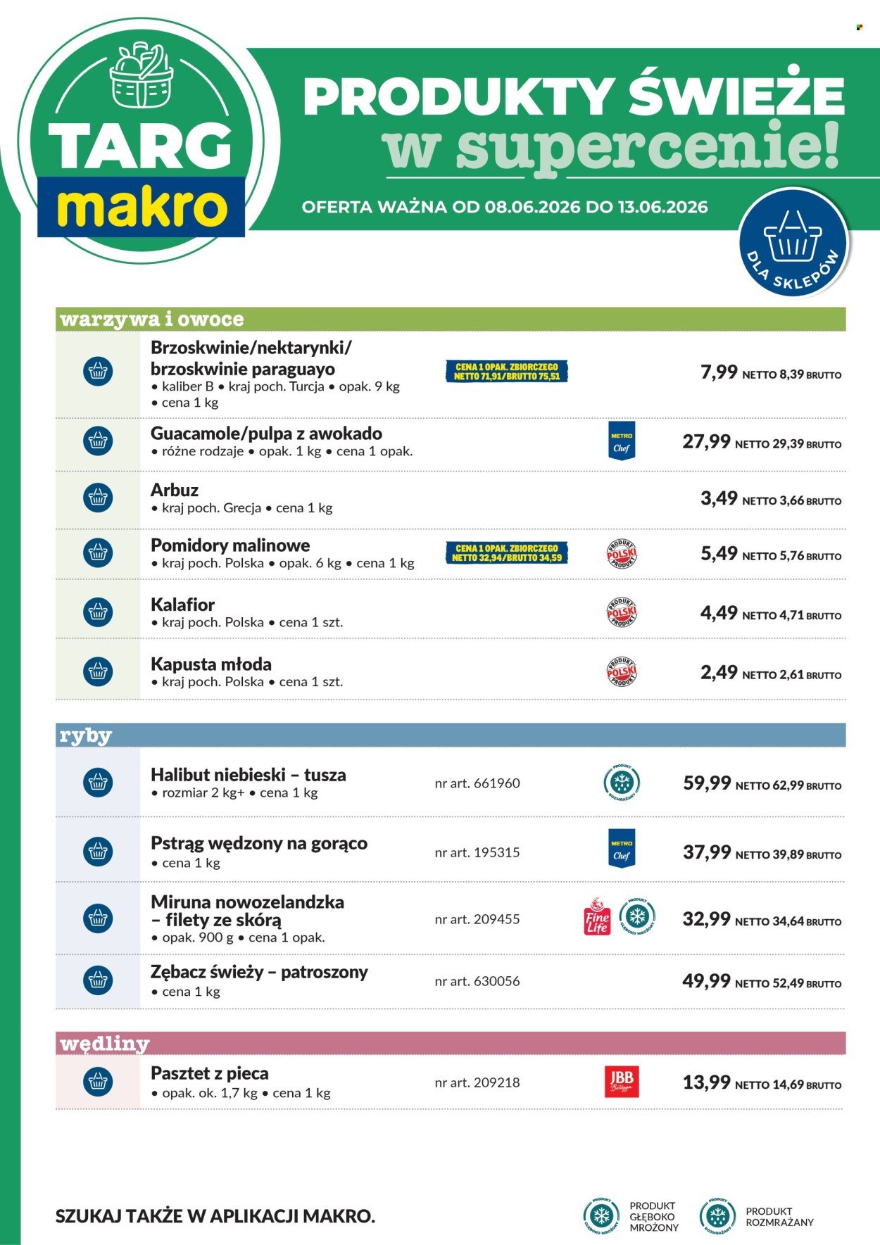 Gazetka MAKRO - Targ MAKRO - oferta świeża w super cenach!