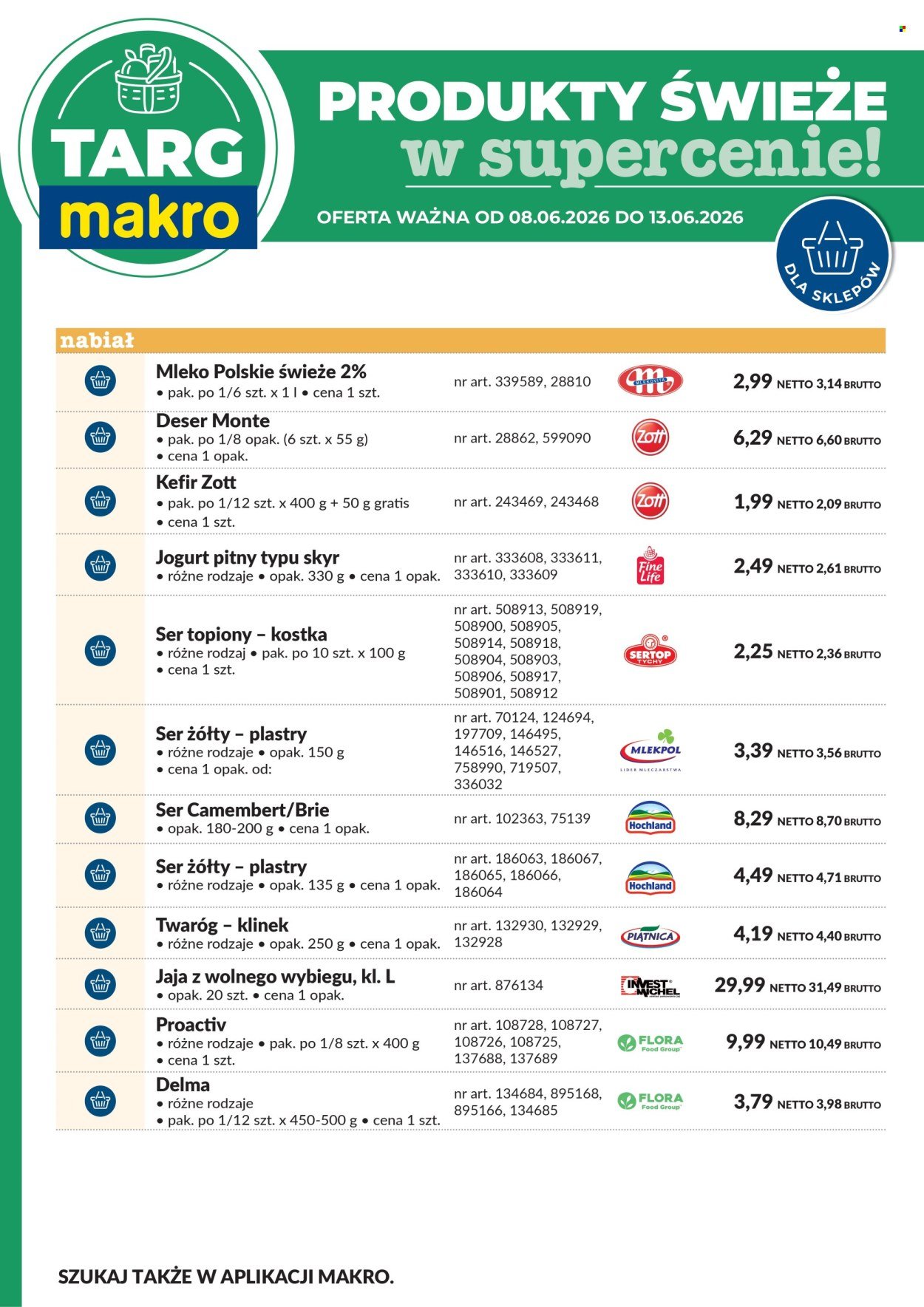 Gazetka MAKRO - Targ MAKRO - oferta świeża w super cenach!