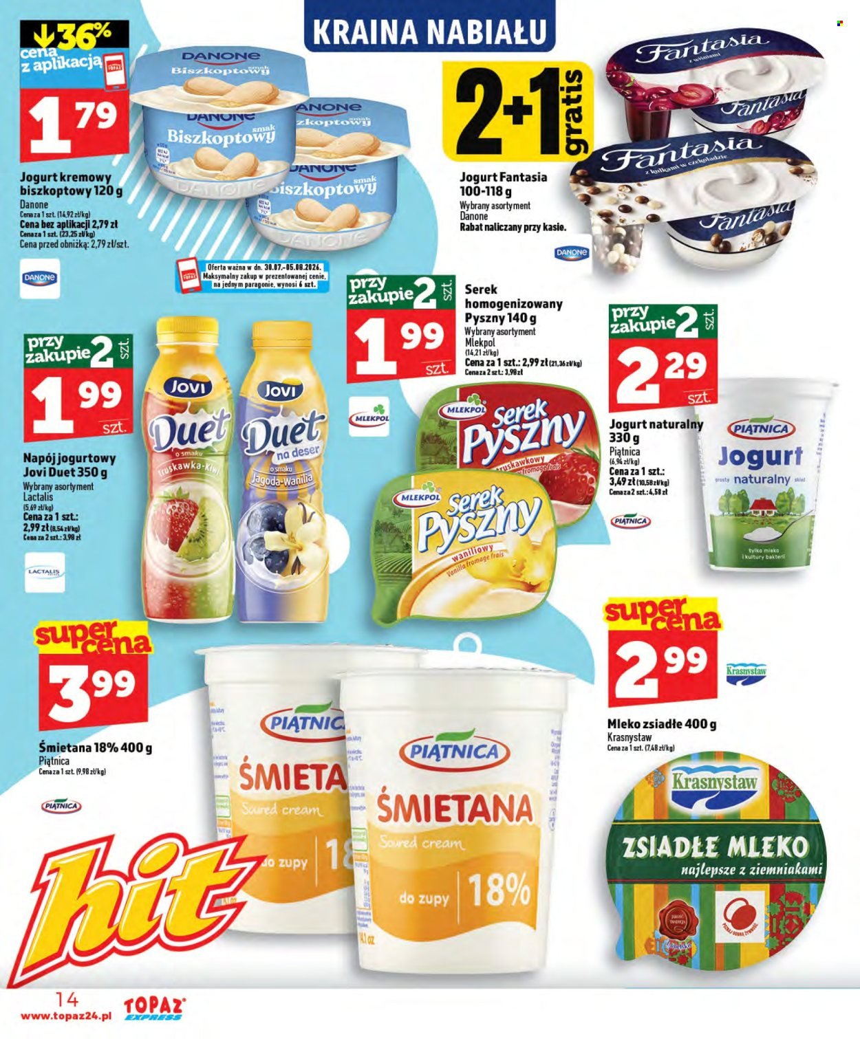 Gazetka TOPAZ - Od czwartku 30.07.2026