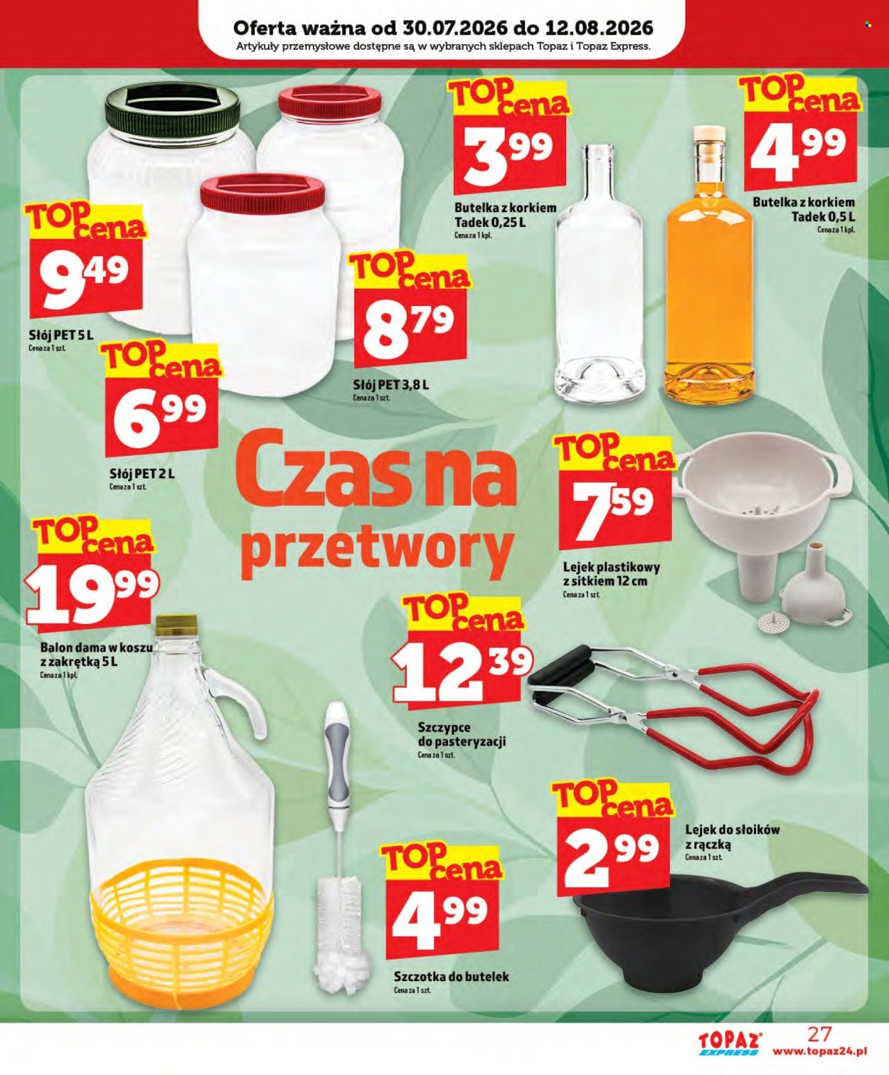 Gazetka TOPAZ - Od czwartku 30.07.2026