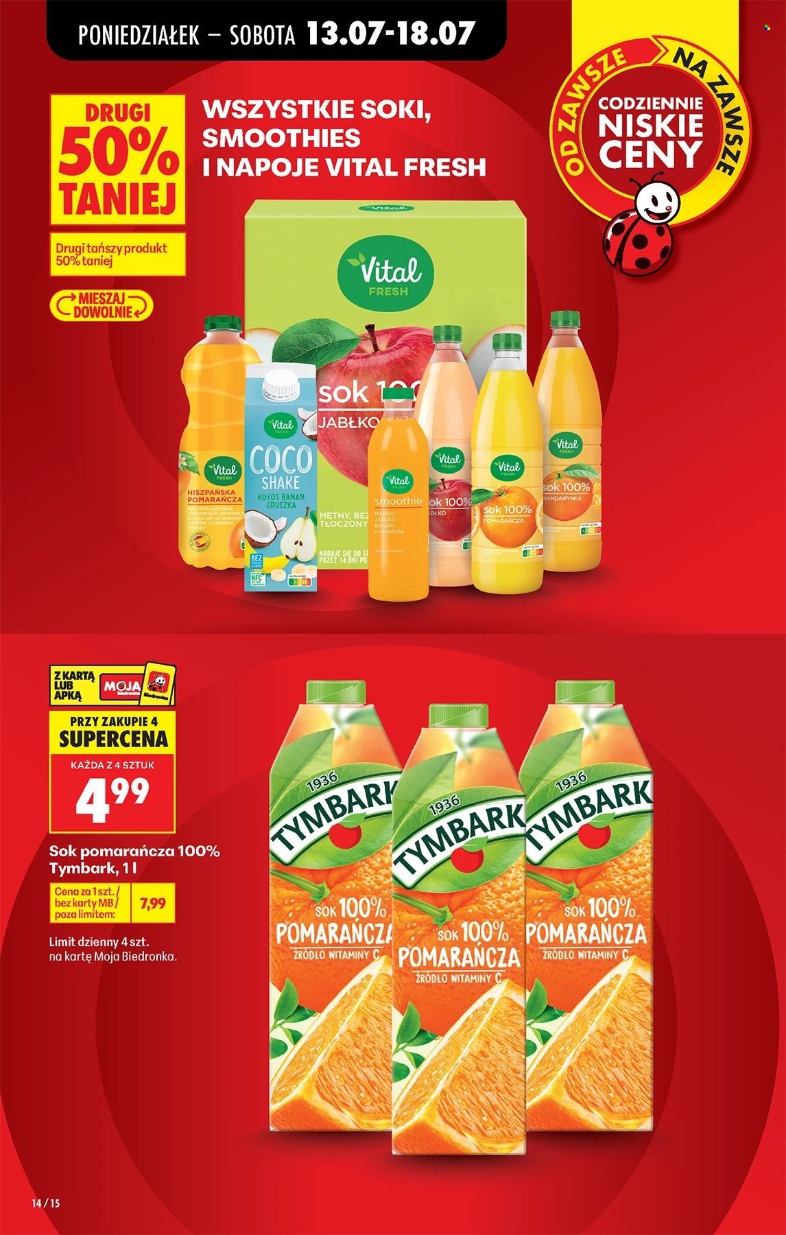 Gazetka BIEDRONKA - W tym tygodniu od poniedziałku
