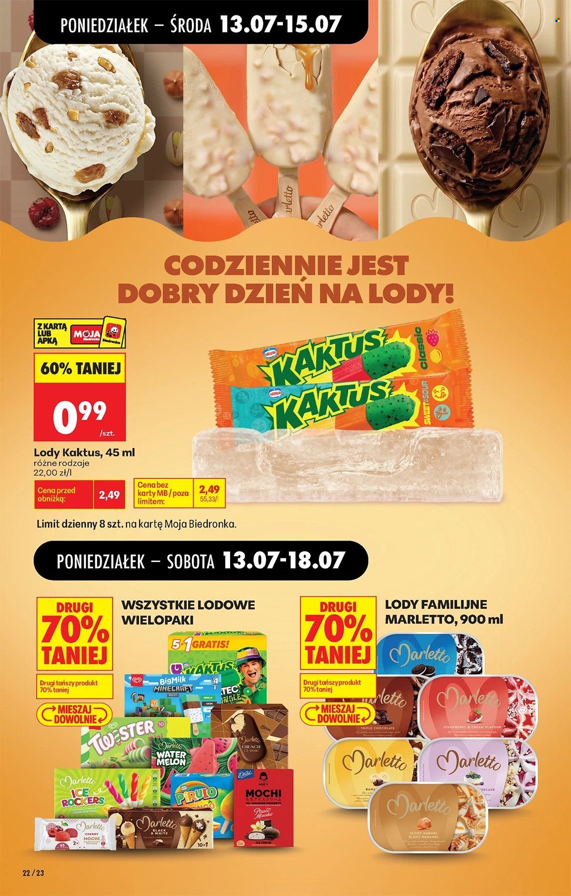 Gazetka BIEDRONKA - W tym tygodniu od poniedziałku