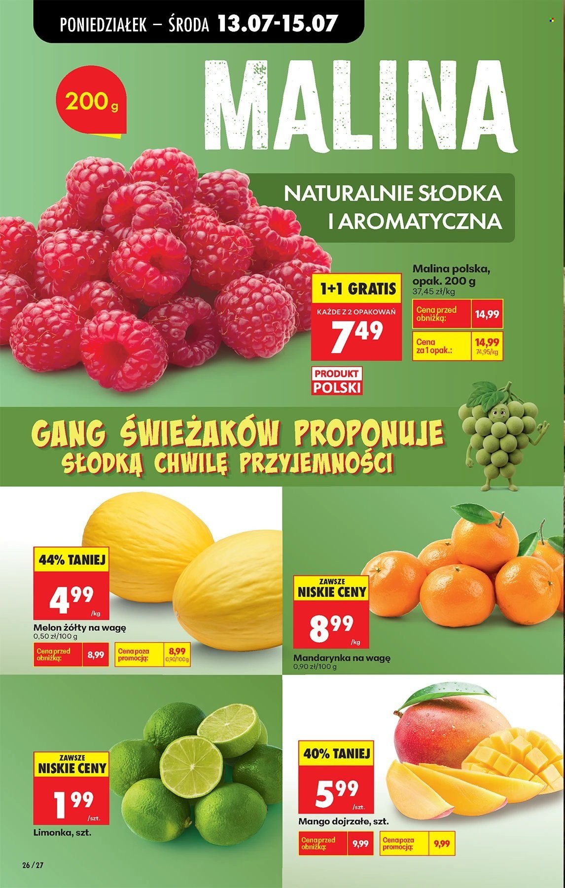Gazetka BIEDRONKA - W tym tygodniu od poniedziałku