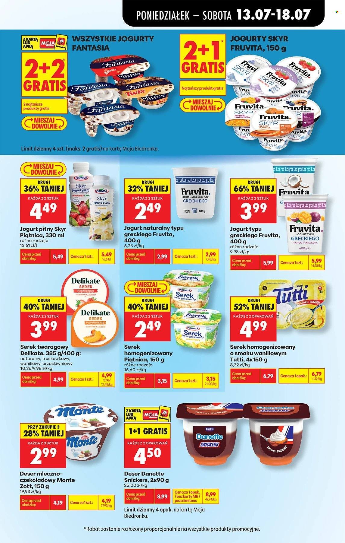 Gazetka BIEDRONKA - W tym tygodniu od poniedziałku