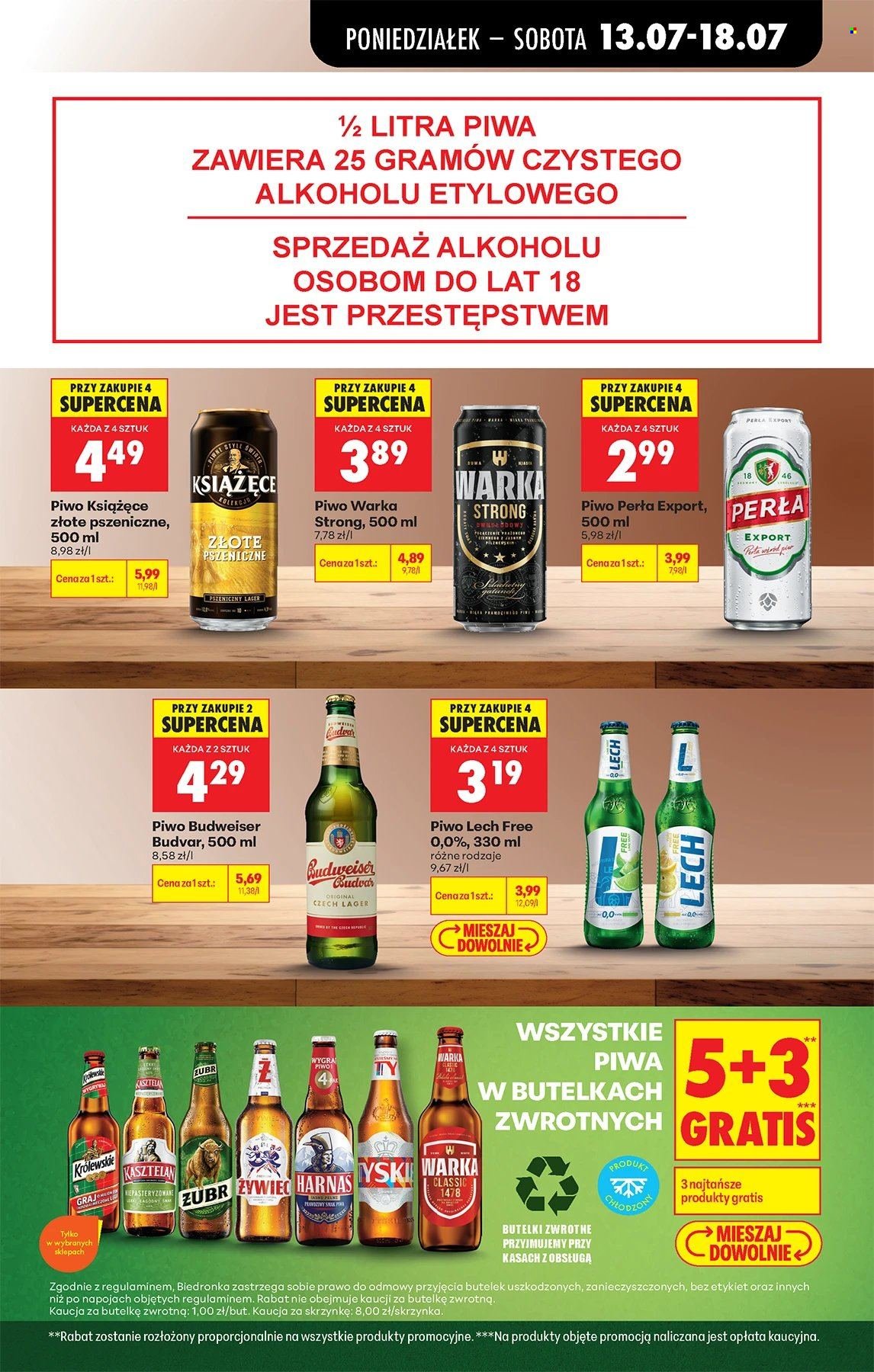 Gazetka BIEDRONKA - W tym tygodniu od poniedziałku