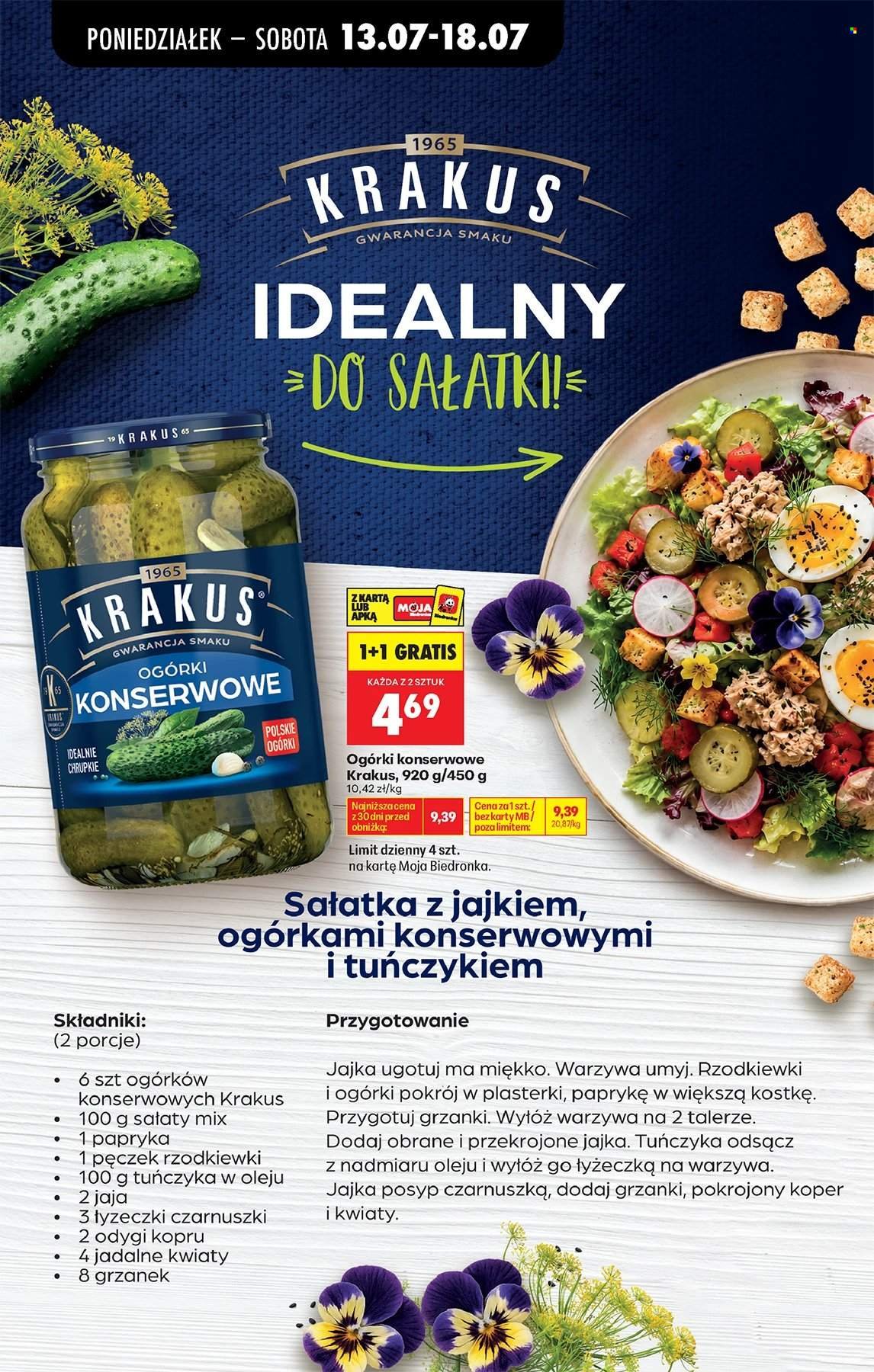 Gazetka BIEDRONKA - W tym tygodniu od poniedziałku
