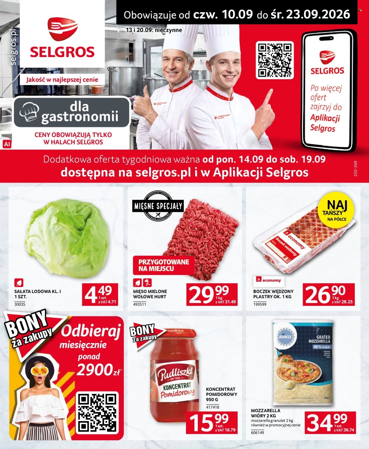 Gazetka SELGROS - Oferta dla gastronomii