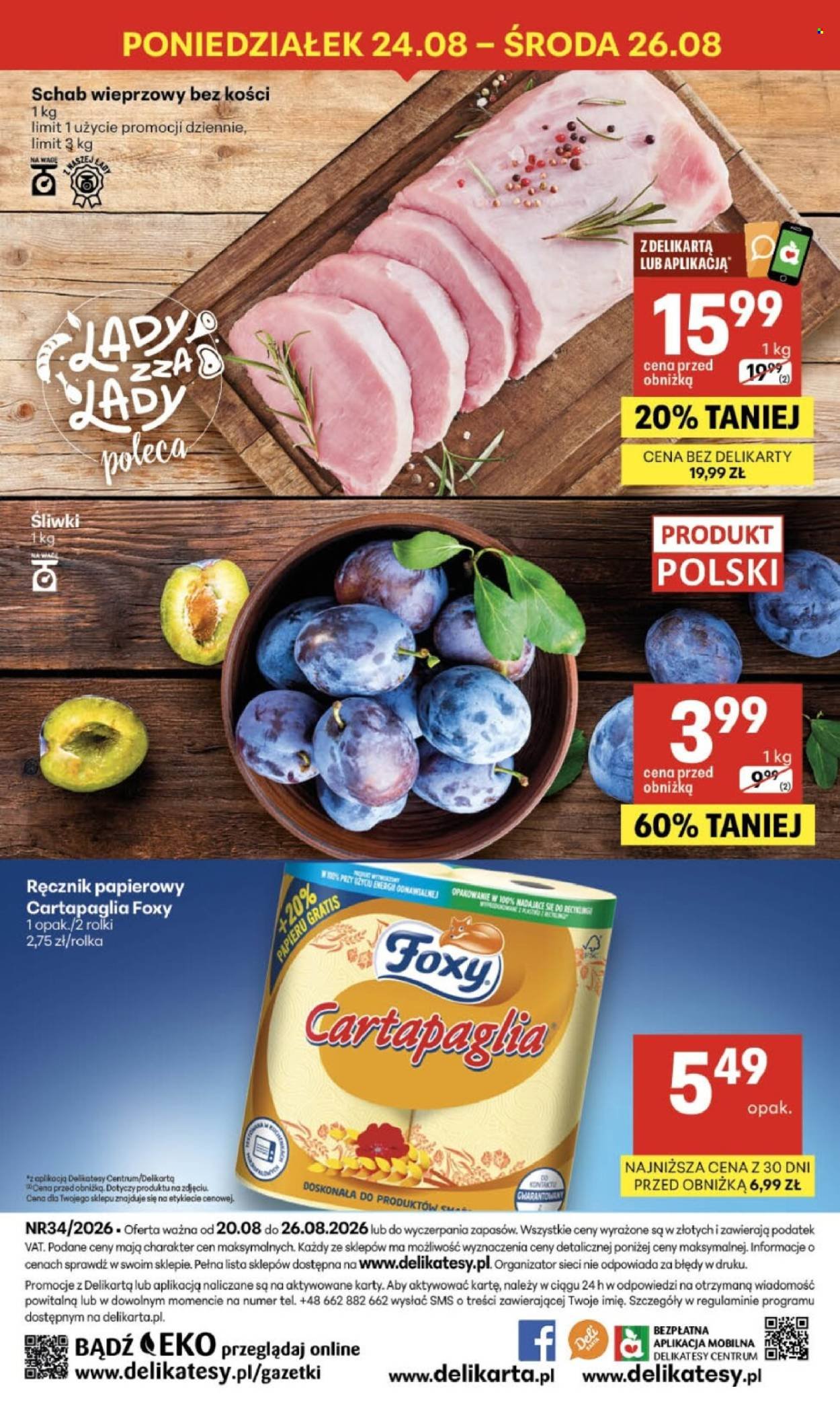 Gazetka DELIKATESY CENTRUM - Od czwartku 20.08.2026