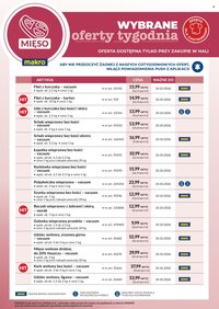 Gazetka MAKRO - Ulotka mięso - wybrane oferty tygodnia