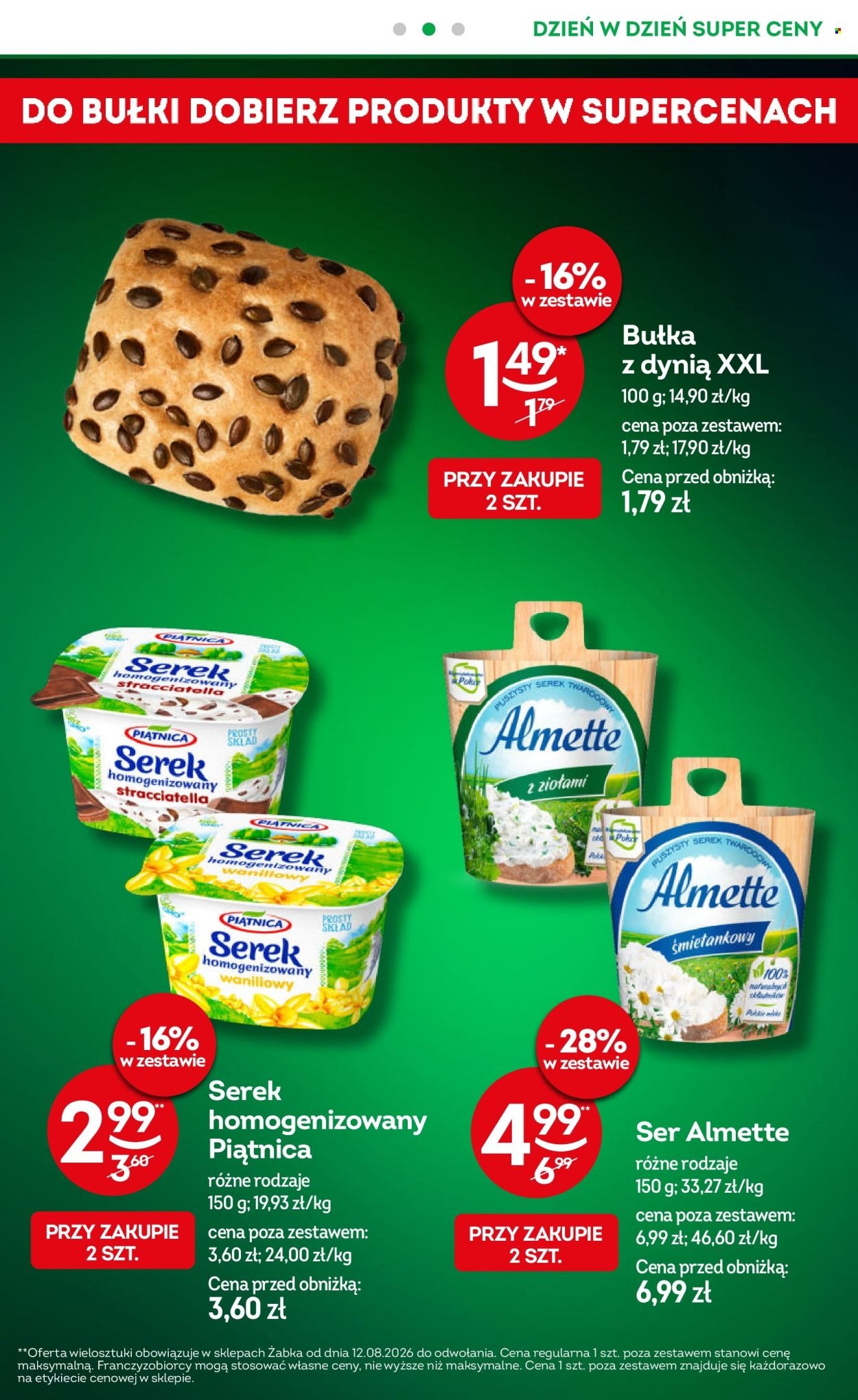 Gazetka ŻABKA - Od środy 12.08.2026