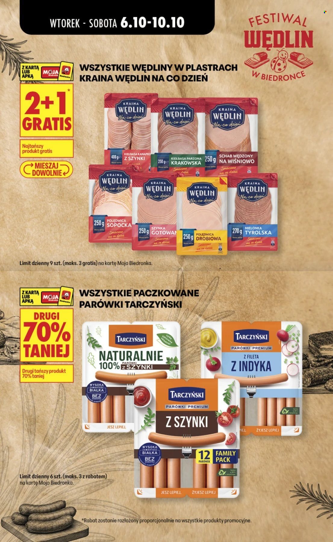 Gazetka BIEDRONKA - Festiwal Wędlin