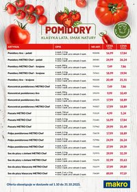 Gazetka MAKRO - Ulotka Pomidory - oferta w dostawie (2025-10-01 - 2025-10-31)