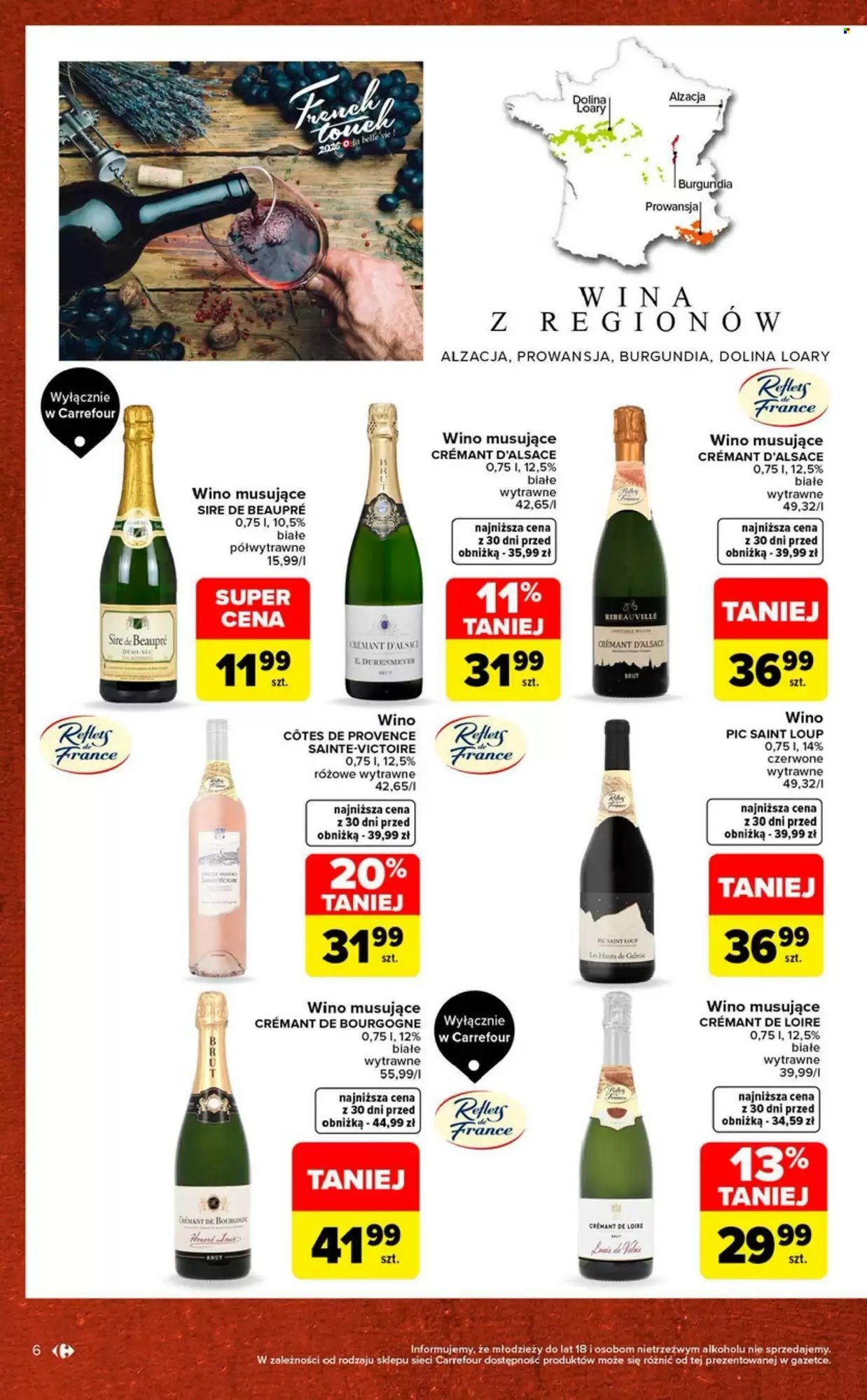 Gazetka CARREFOUR - Przystanek wśród francuskich winnic