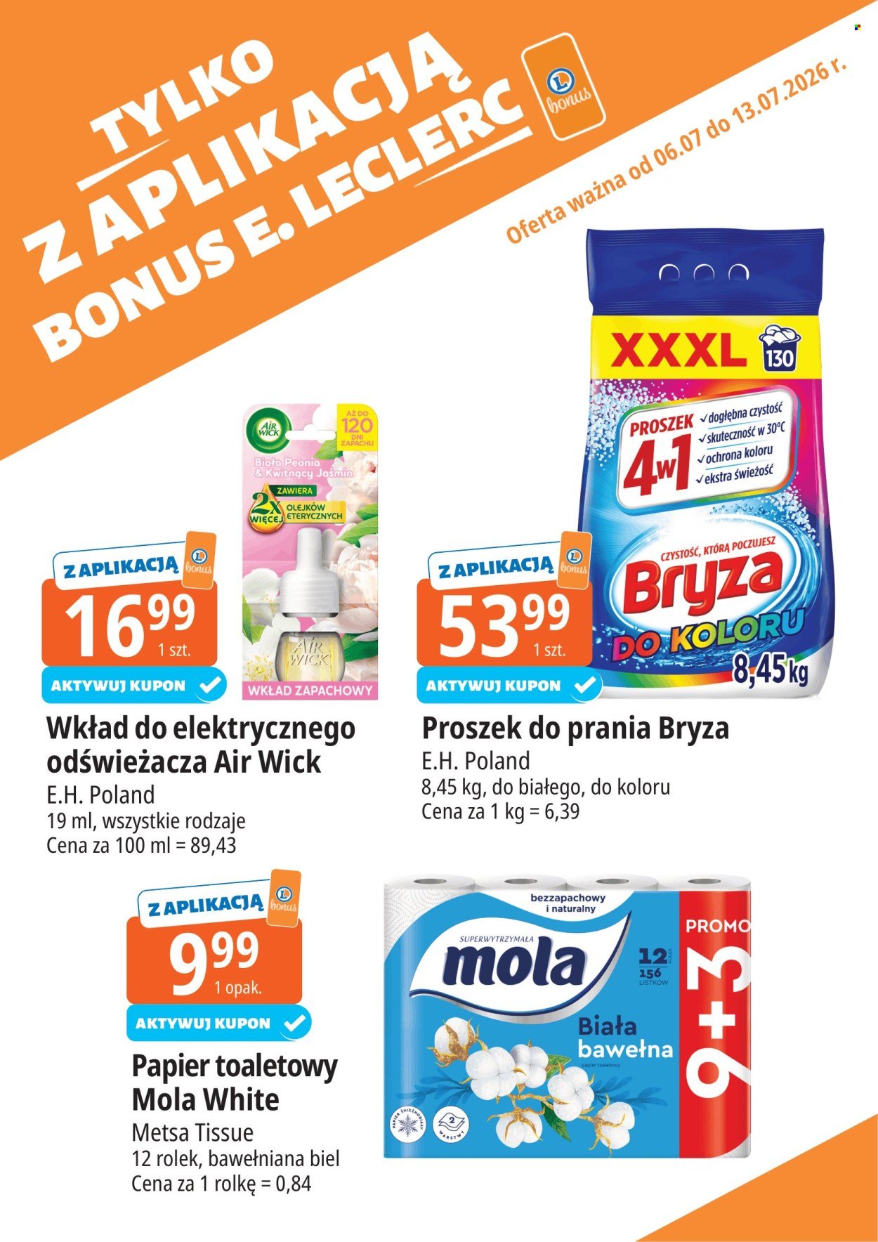 Gazetka E.LECLERC - Od poniedziałku 6.07.2026