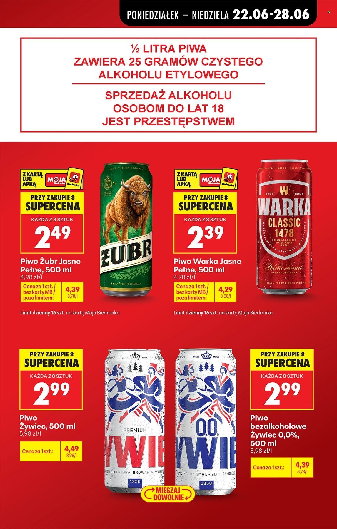 Gazetka BIEDRONKA - W tym tygodniu od poniedziałku
