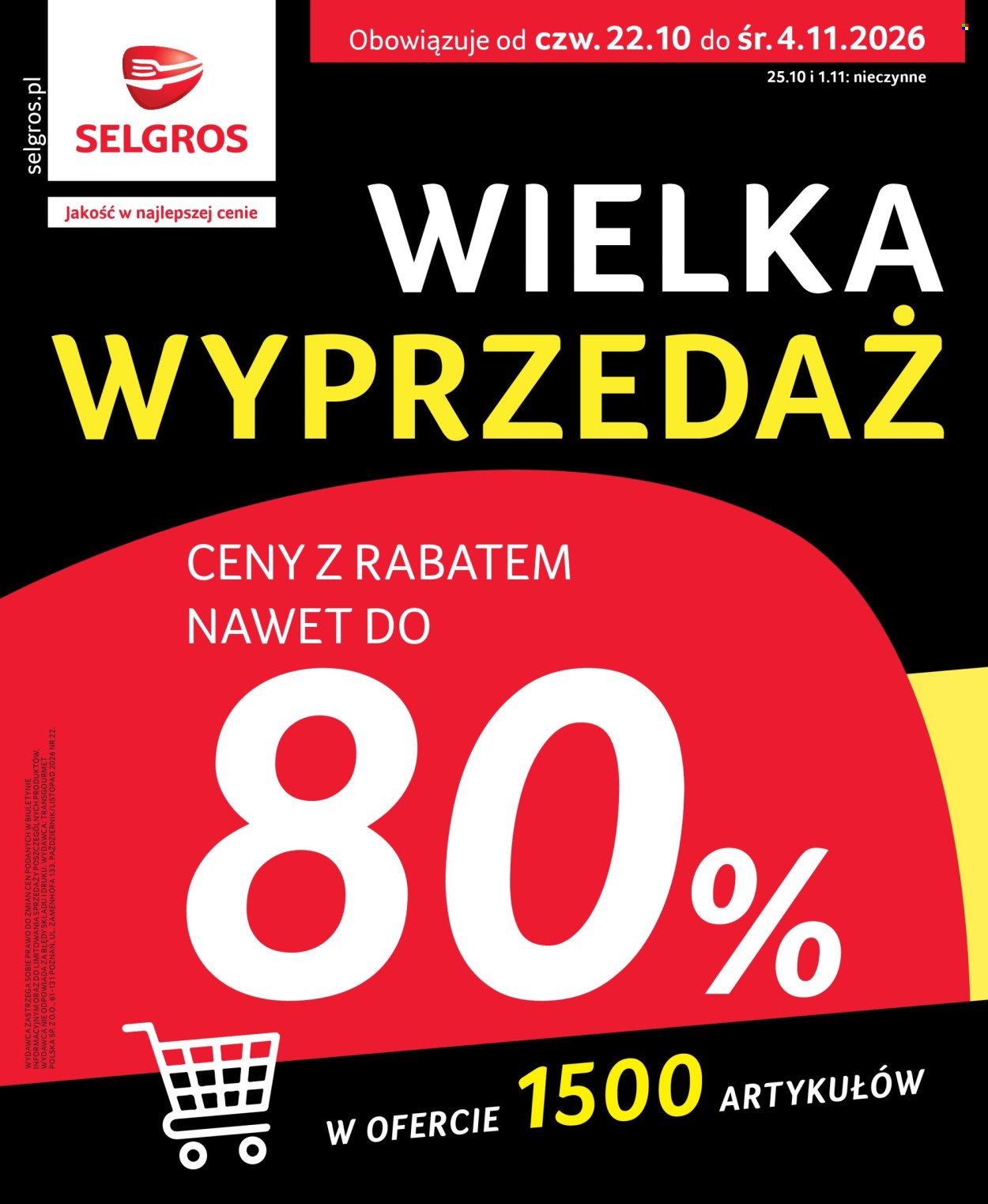Gazetka SELGROS - Totalna Wyprzedaż