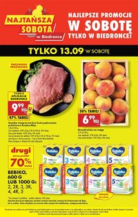 Gazetka BIEDRONKA - Najtańsza soboty (2025-09-13 - 2025-09-13)