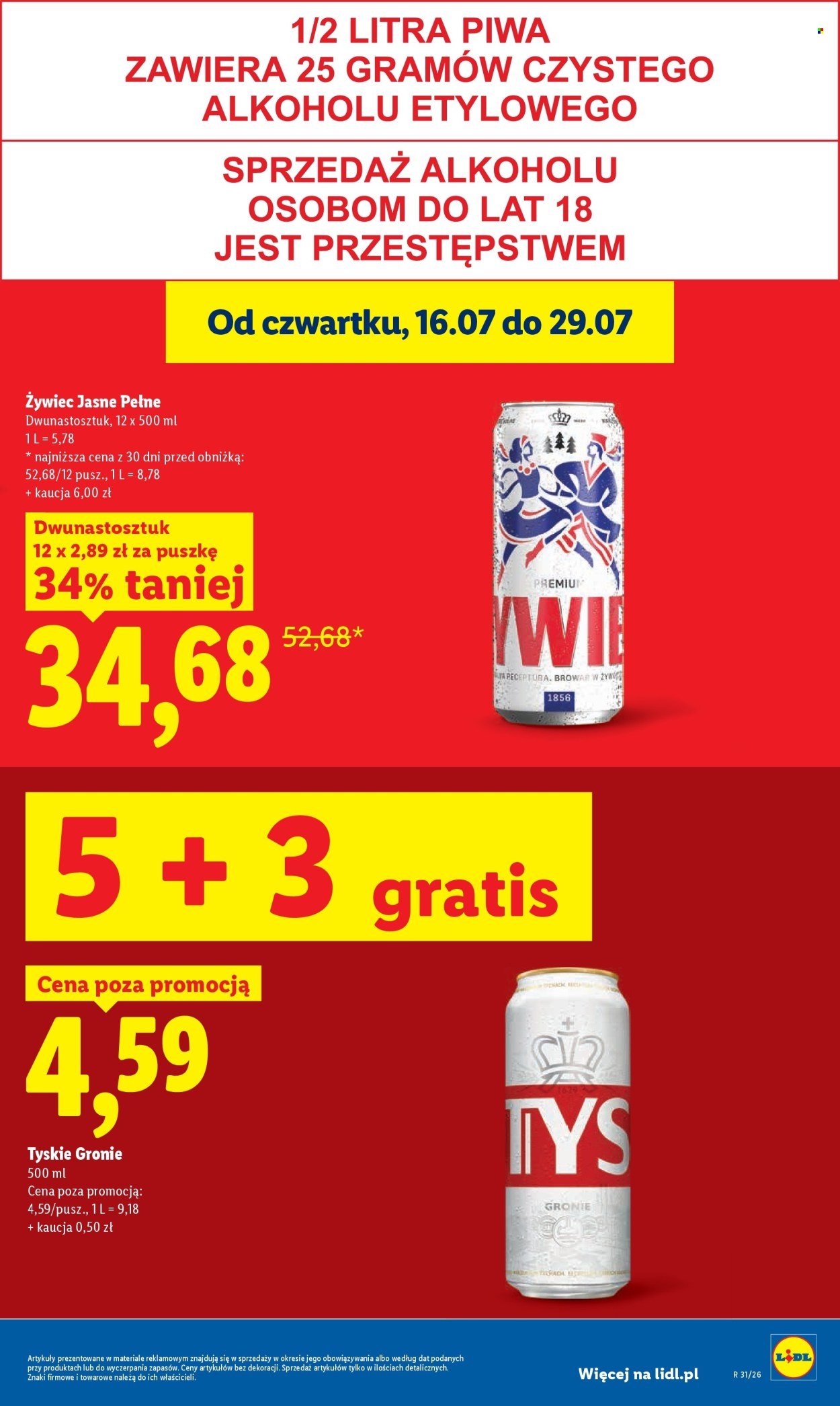 Gazetka LIDL - Od poniedziałku