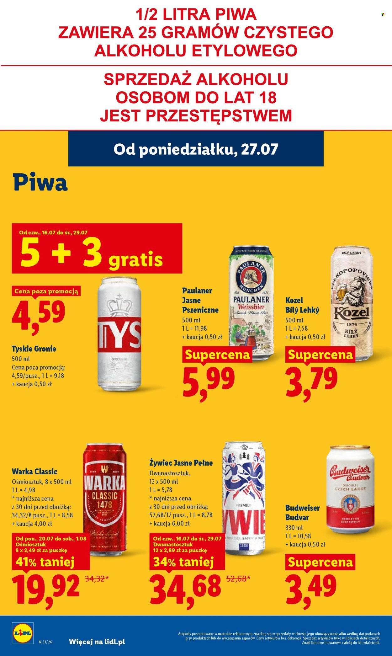 Gazetka LIDL - Od poniedziałku