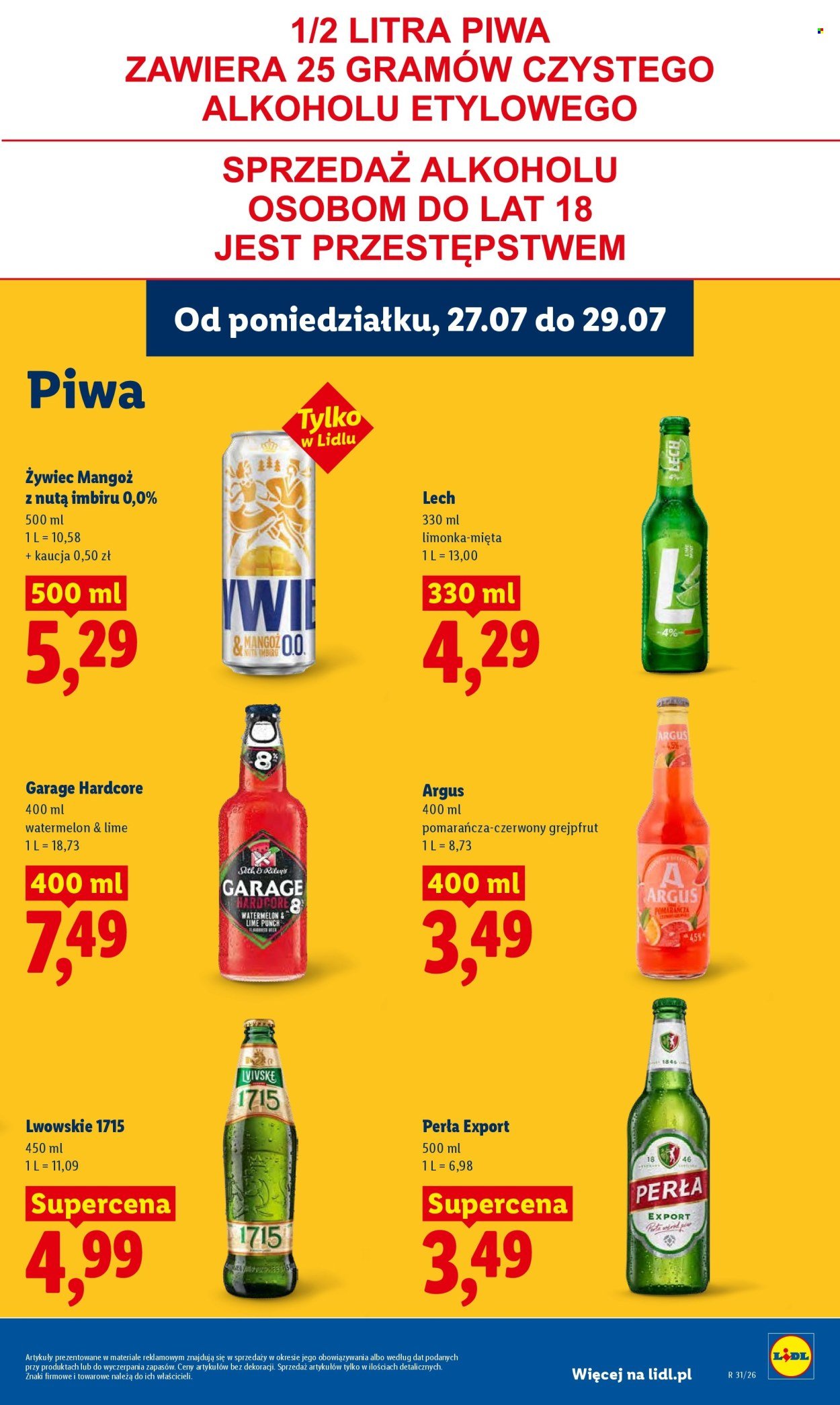 Gazetka LIDL - Od poniedziałku