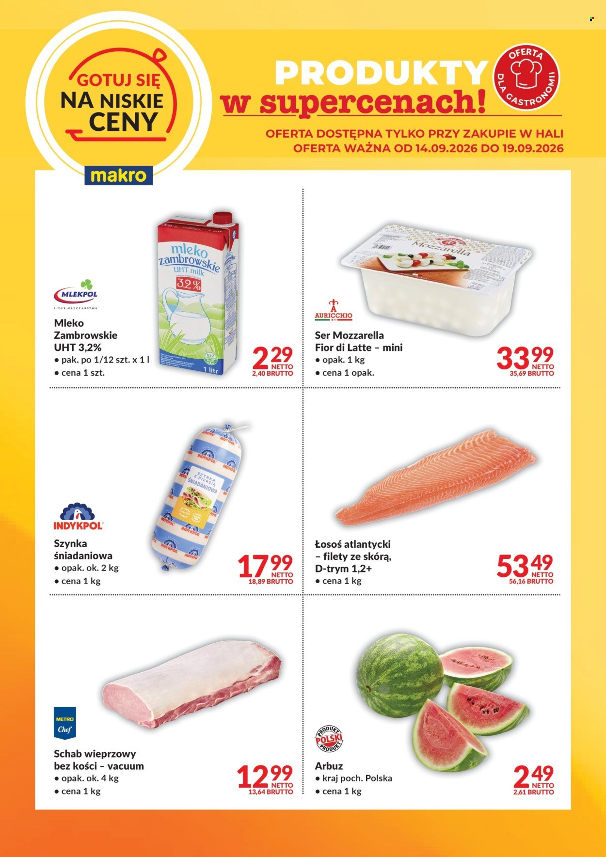 Gazetka MAKRO - Ulotka Gotuj się na niskie ceny
