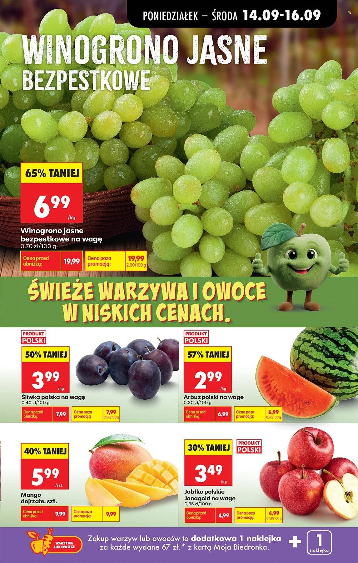 Gazetka BIEDRONKA - W tym tygodniu od poniedziałku