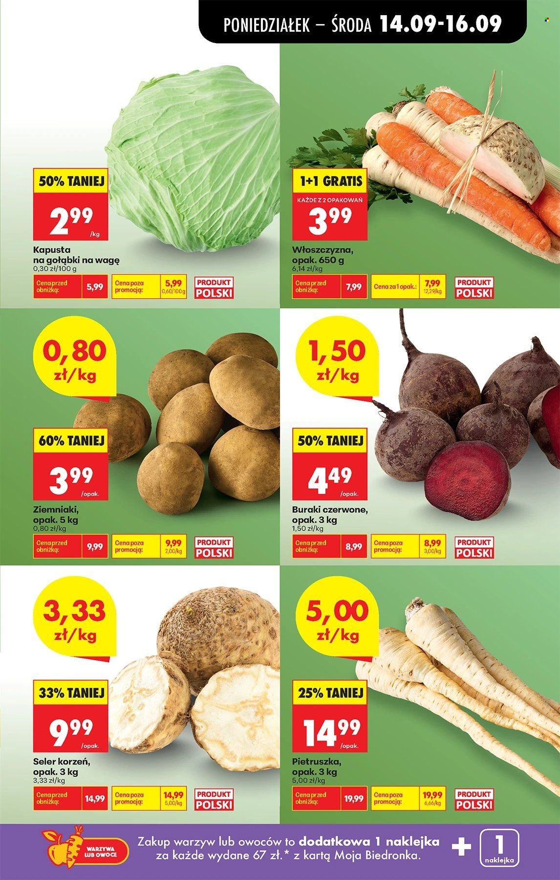 Gazetka BIEDRONKA - W tym tygodniu od poniedziałku