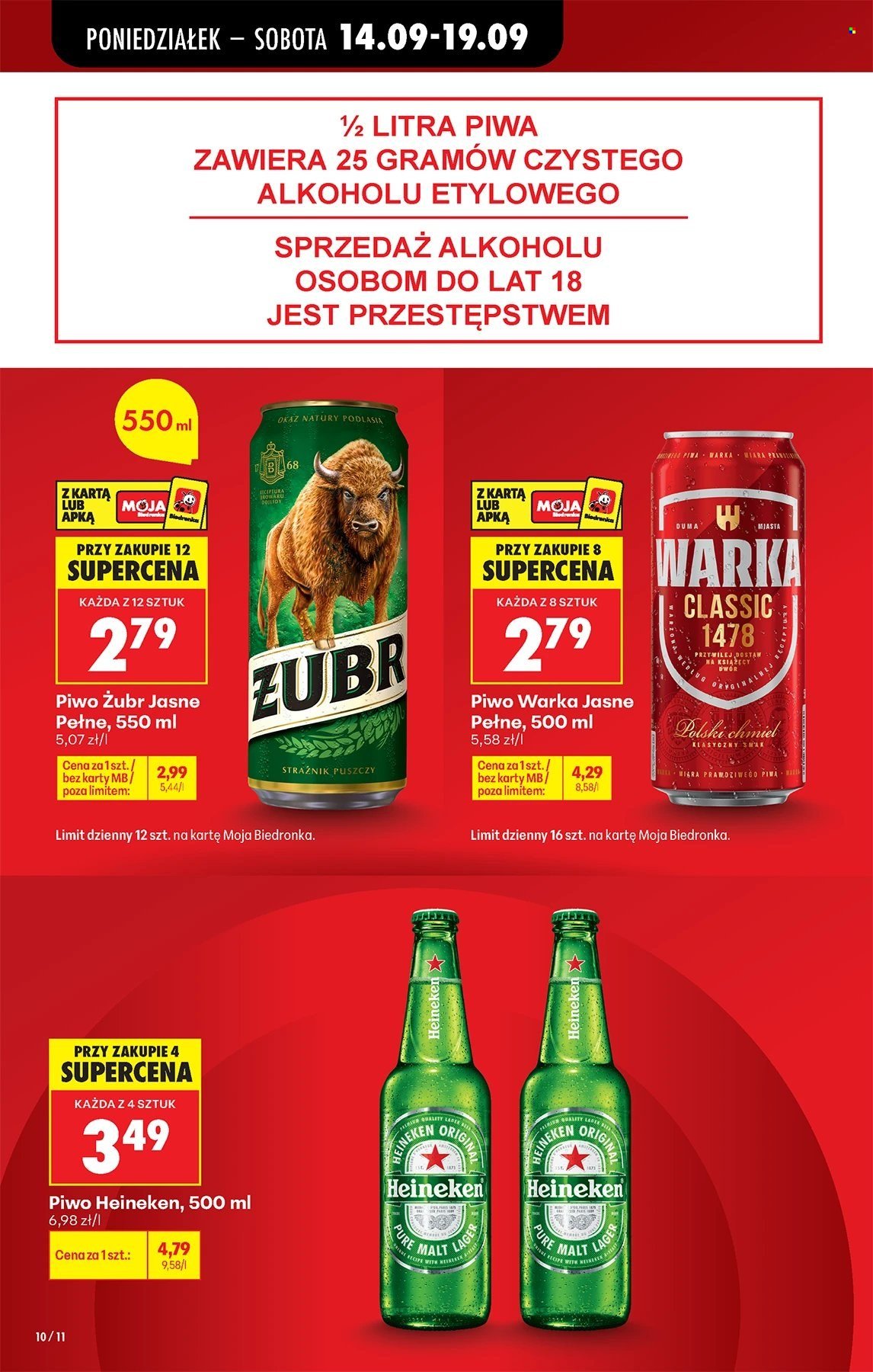 Gazetka BIEDRONKA - W tym tygodniu od poniedziałku
