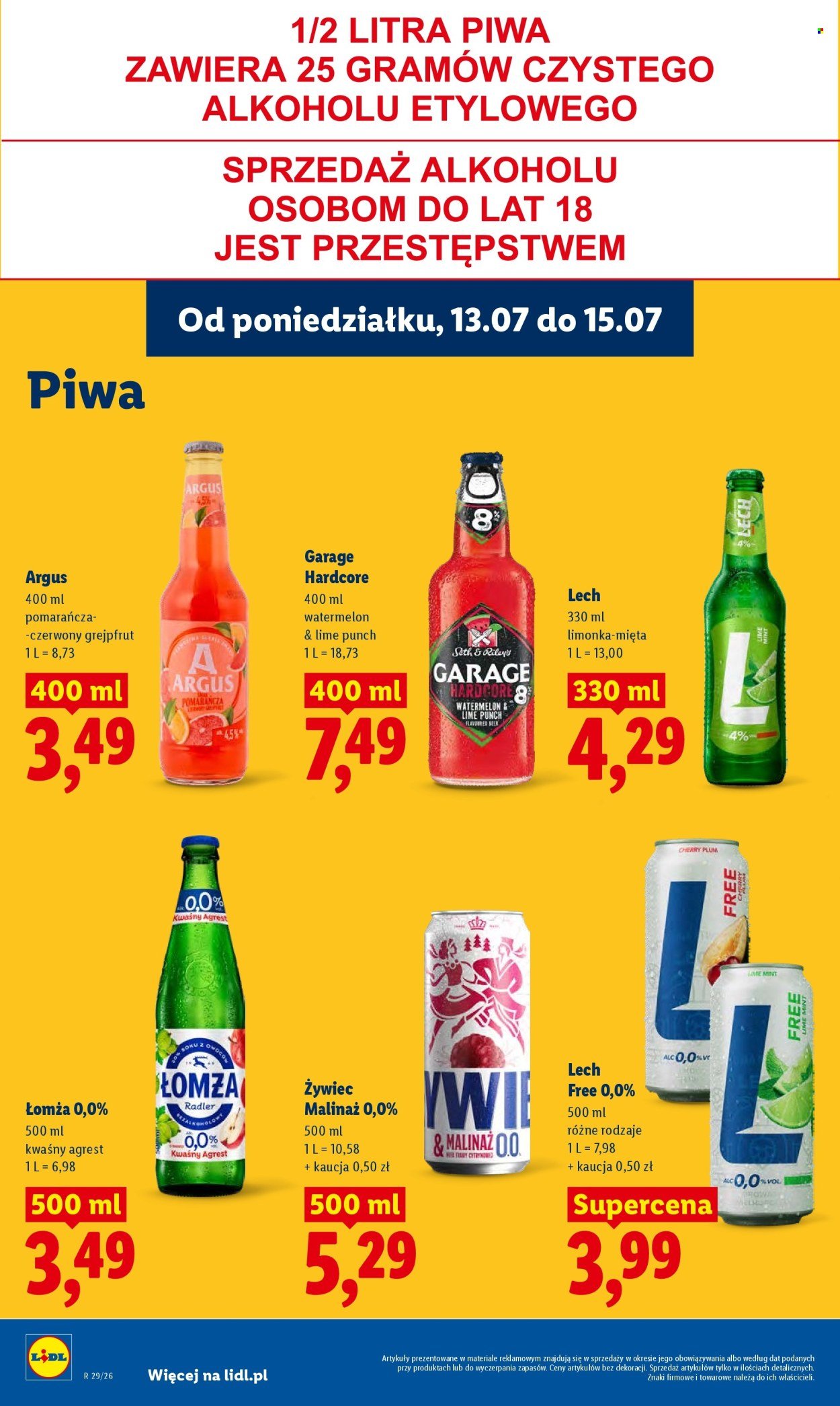 Gazetka LIDL - Od poniedziałku