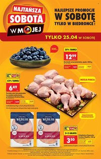 Gazetka BIEDRONKA - Najtańsza soboty (2026-04-25 - 2026-04-25)