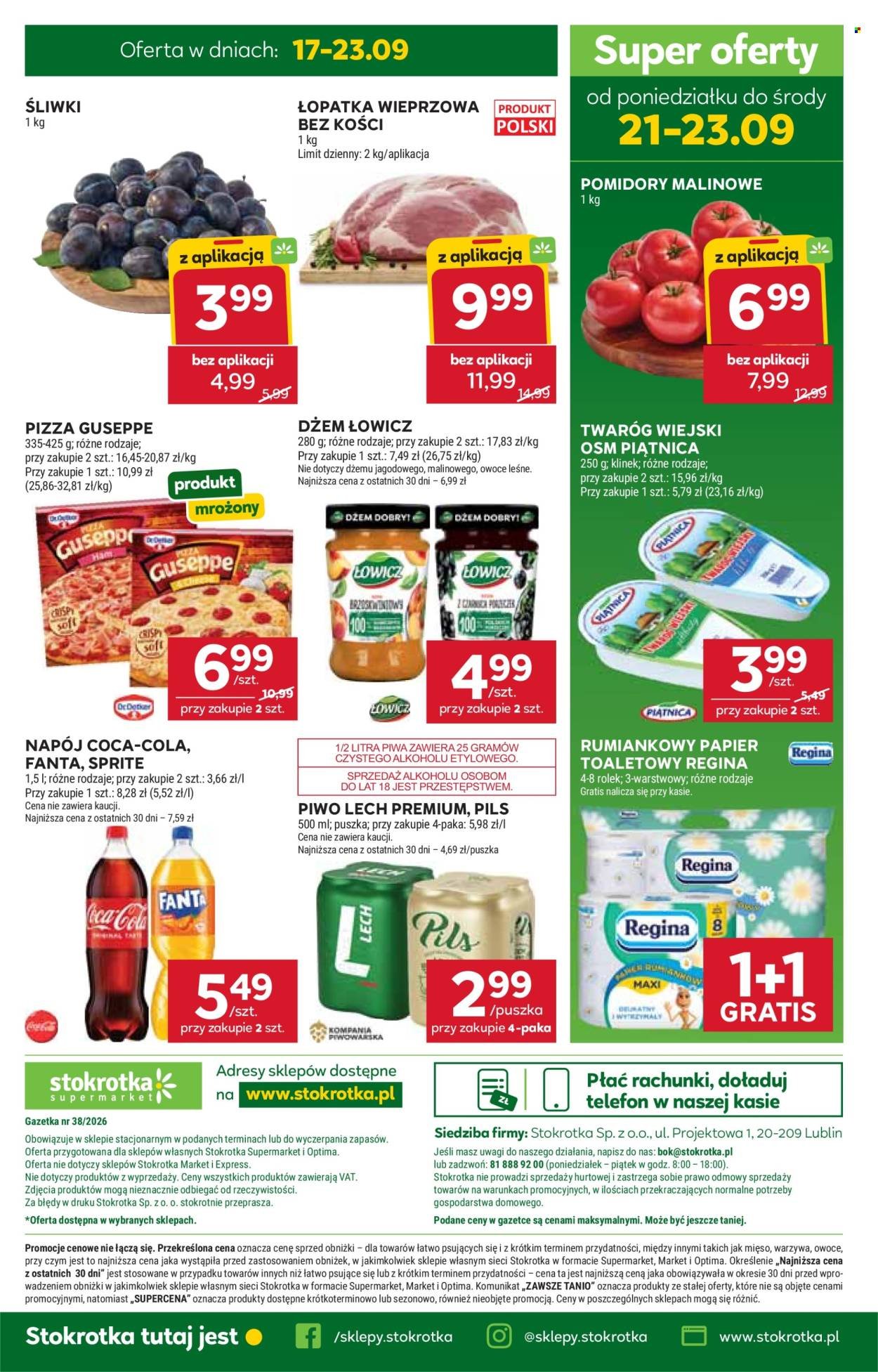 Gazetka STOKROTKA - Od czwartku 17.09.2026