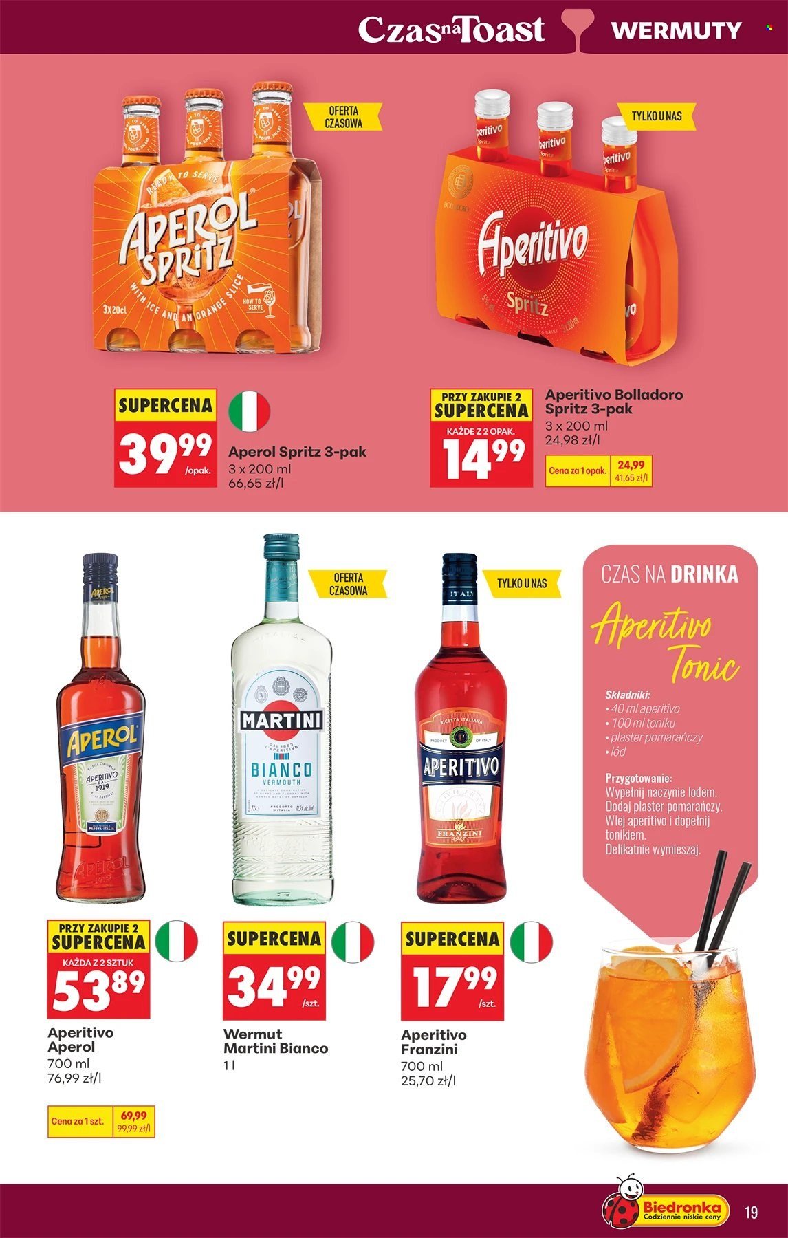 Gazetka BIEDRONKA - Czas na toast