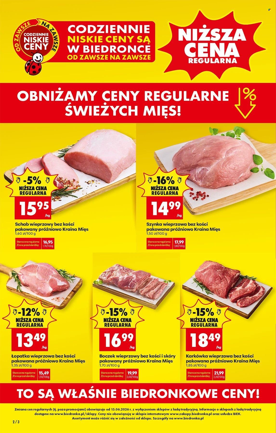 Gazetka BIEDRONKA - W tym tygodniu od poniedziałku