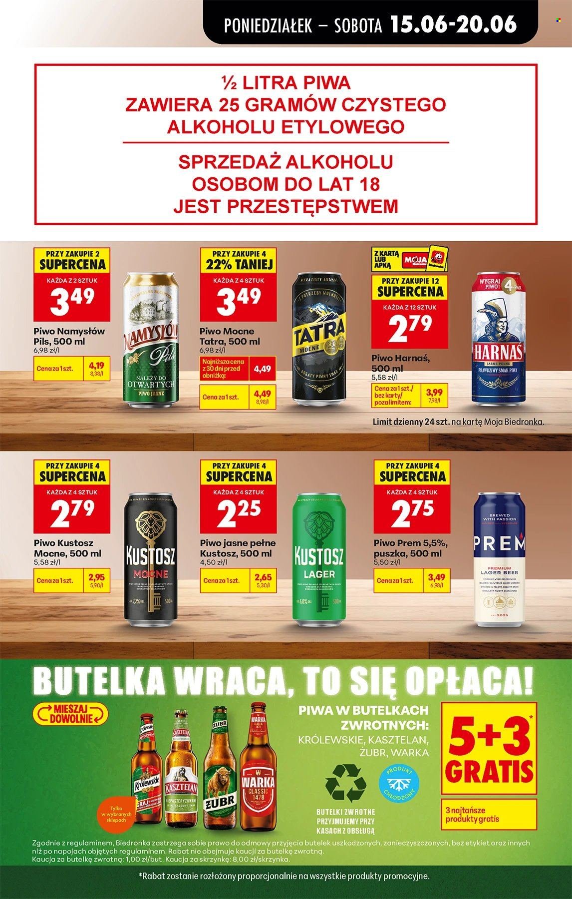 Gazetka BIEDRONKA - W tym tygodniu od poniedziałku