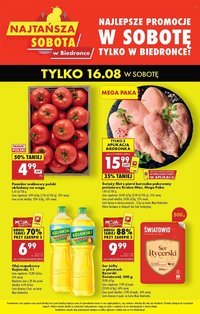 Gazetka BIEDRONKA - Najtańsza soboty (2025-08-16 - 2025-08-16)