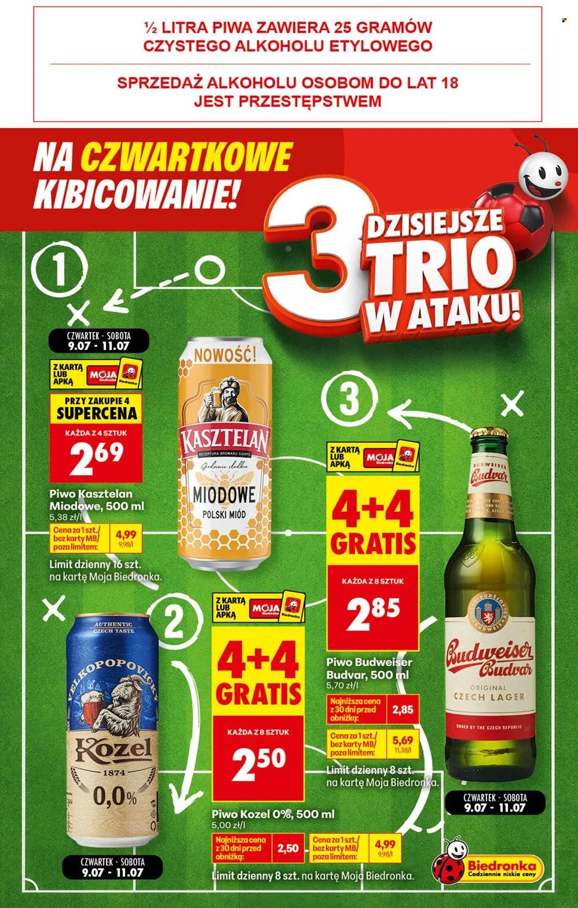 Gazetka BIEDRONKA - Na czwartkowe kibicowanie