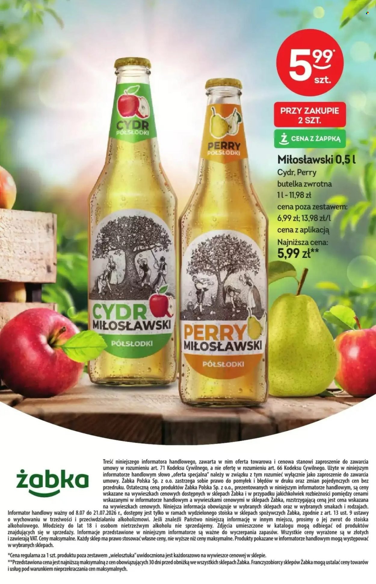 Gazetka ŻABKA - Od środy 8.07.2026