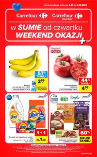 Gazetka CARREFOUR - w SUMIE od czwartku WEEKEND OKAZJI
