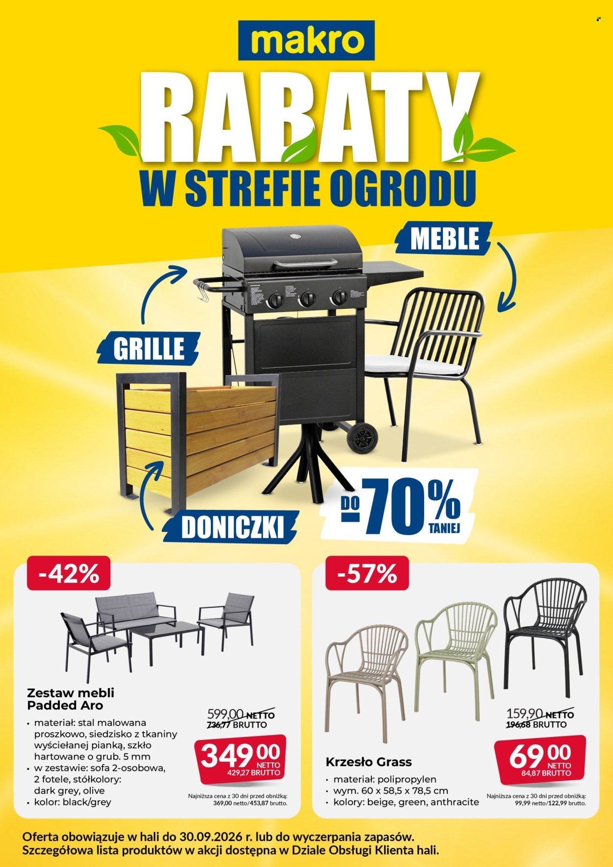 Gazetka MAKRO - Ulotka wyprzedaż ogrodowa
