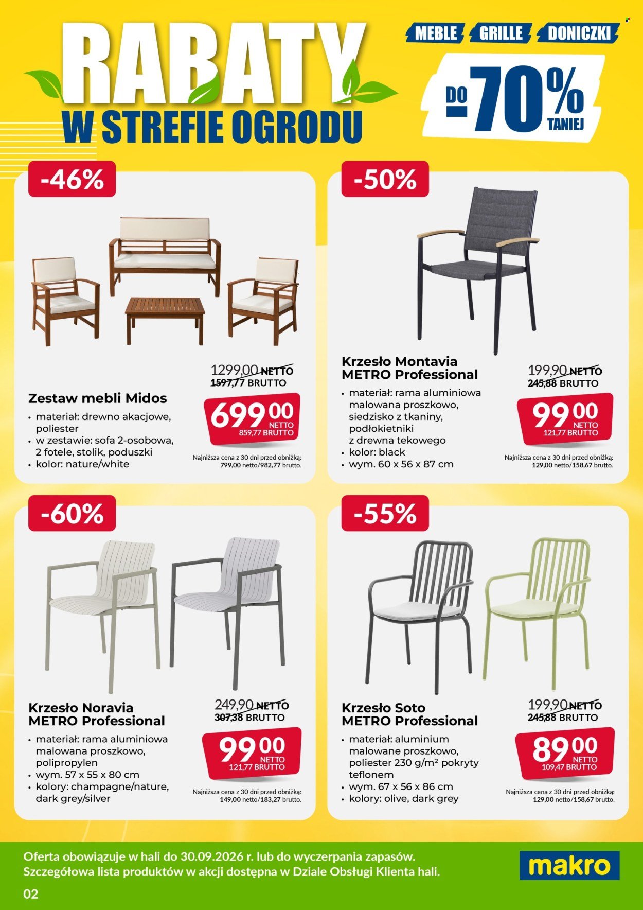Gazetka MAKRO - Ulotka wyprzedaż ogrodowa
