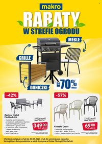 Gazetka MAKRO - Ulotka wyprzedaż ogrodowa