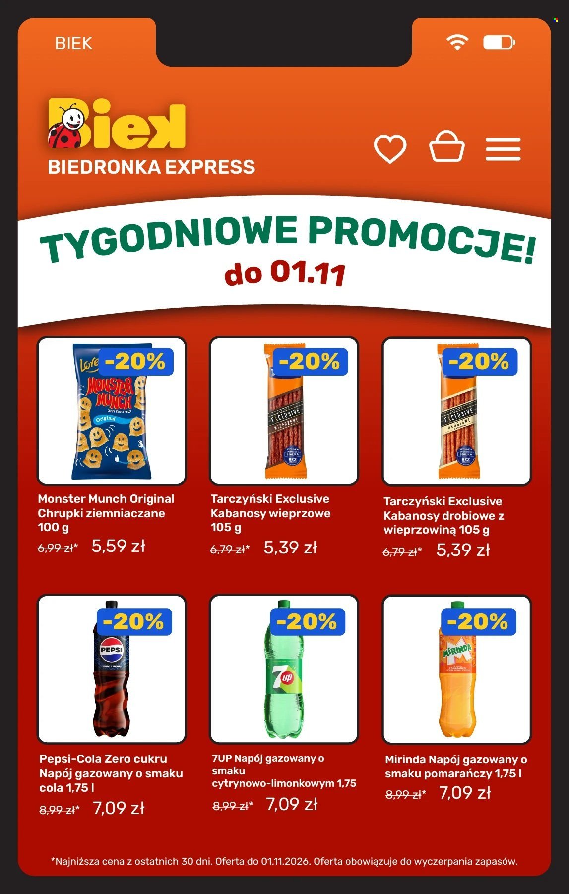 Gazetka BIEDRONKA - Biek