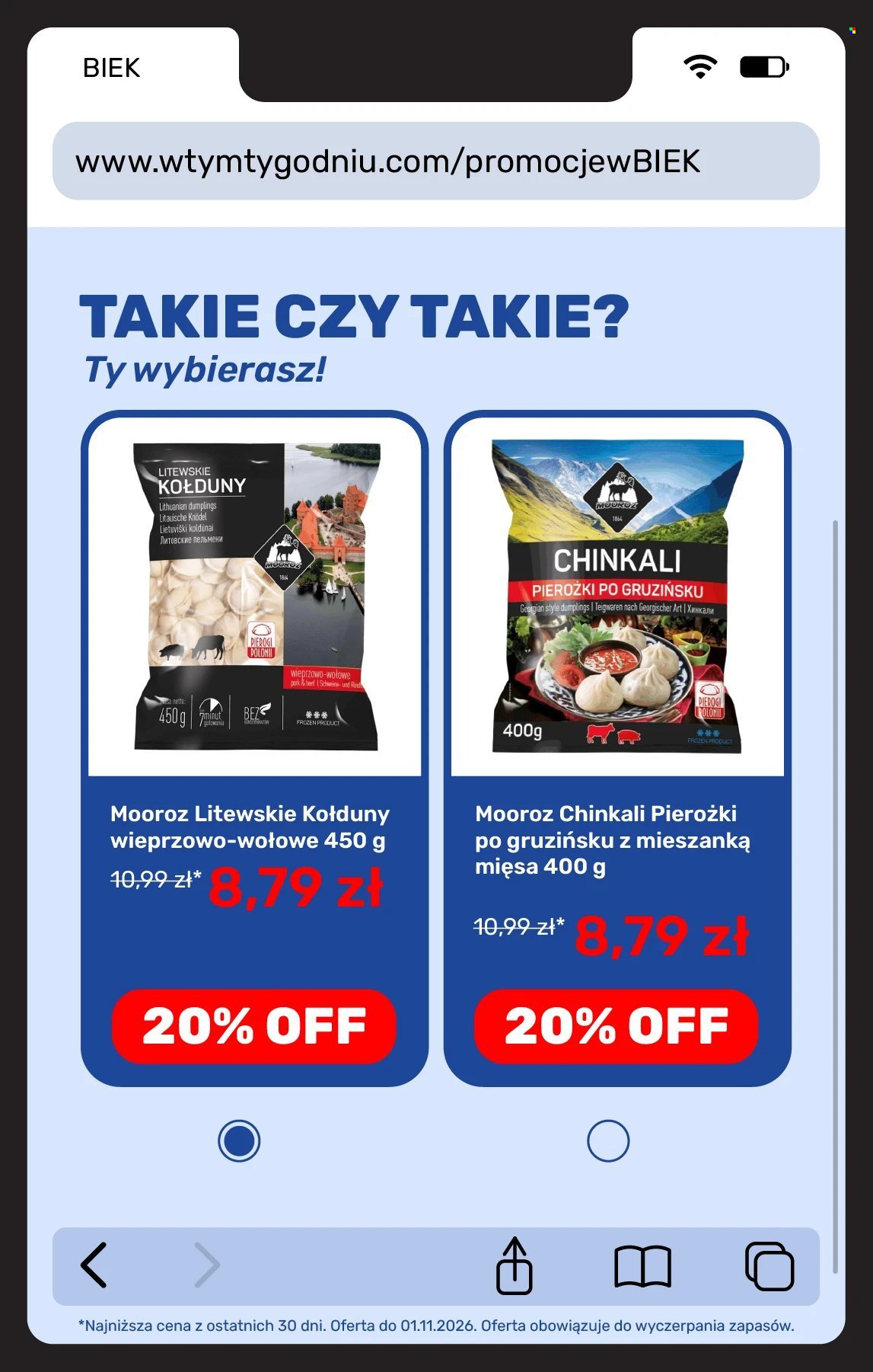 Gazetka BIEDRONKA - Biek