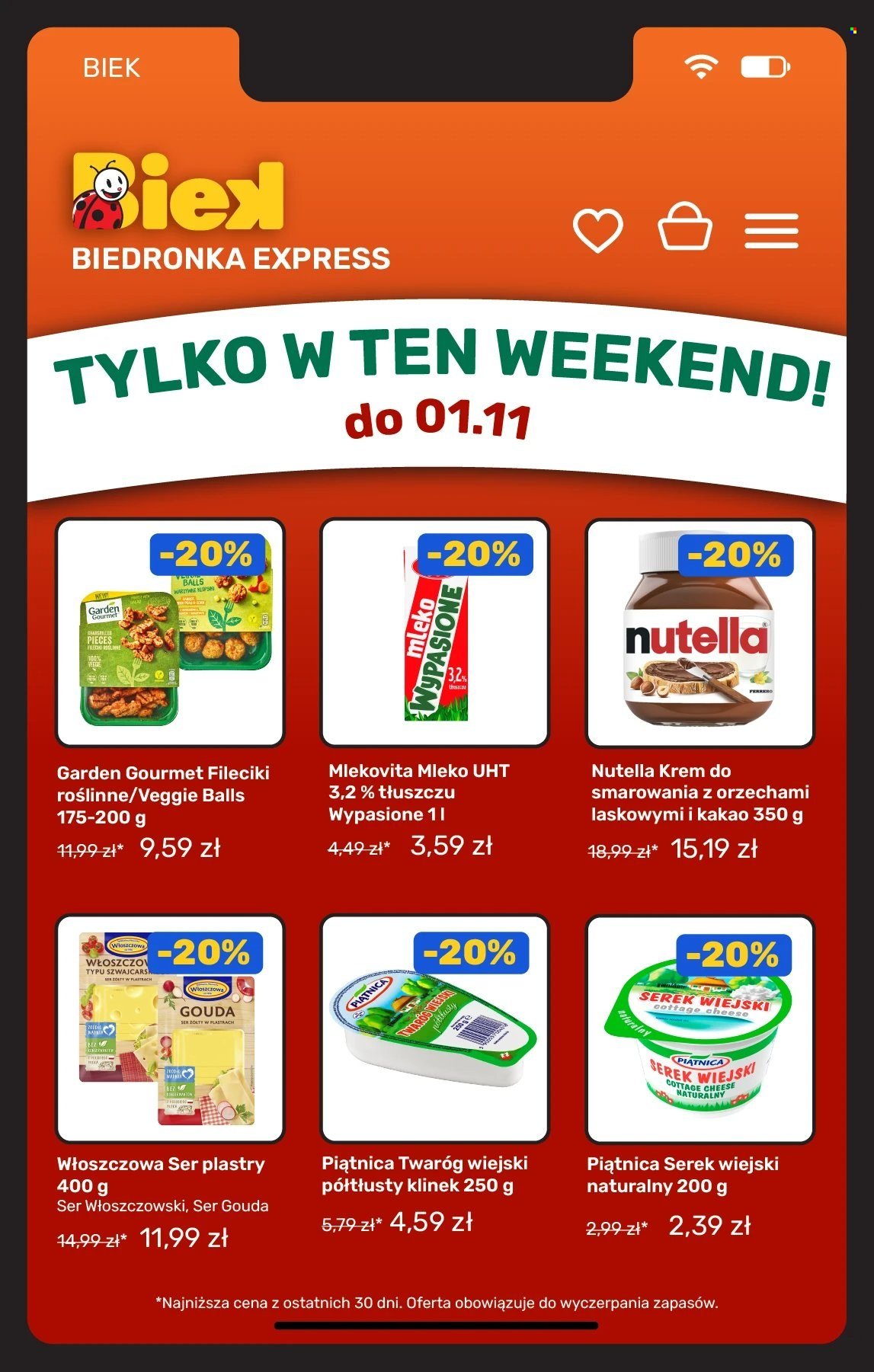 Gazetka BIEDRONKA - Biek