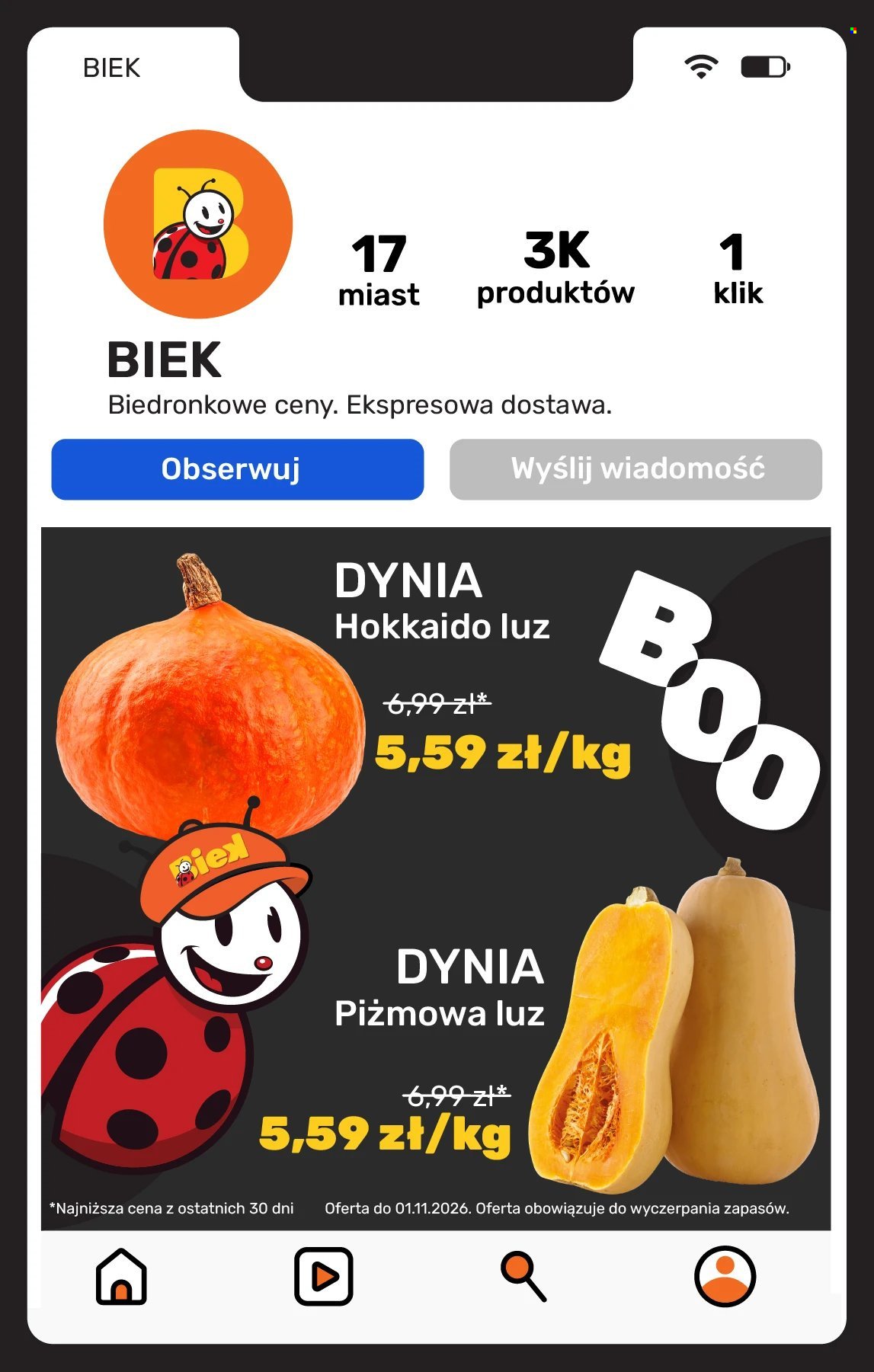 Gazetka BIEDRONKA - Biek