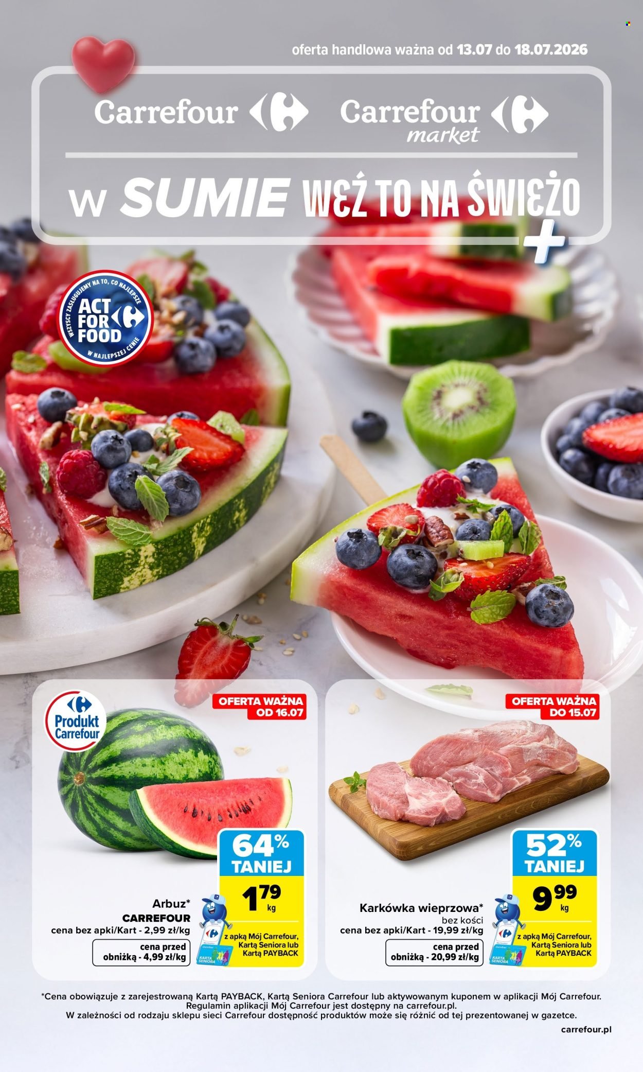 Gazetka CARREFOUR - w SUMIE weź to na świeżo