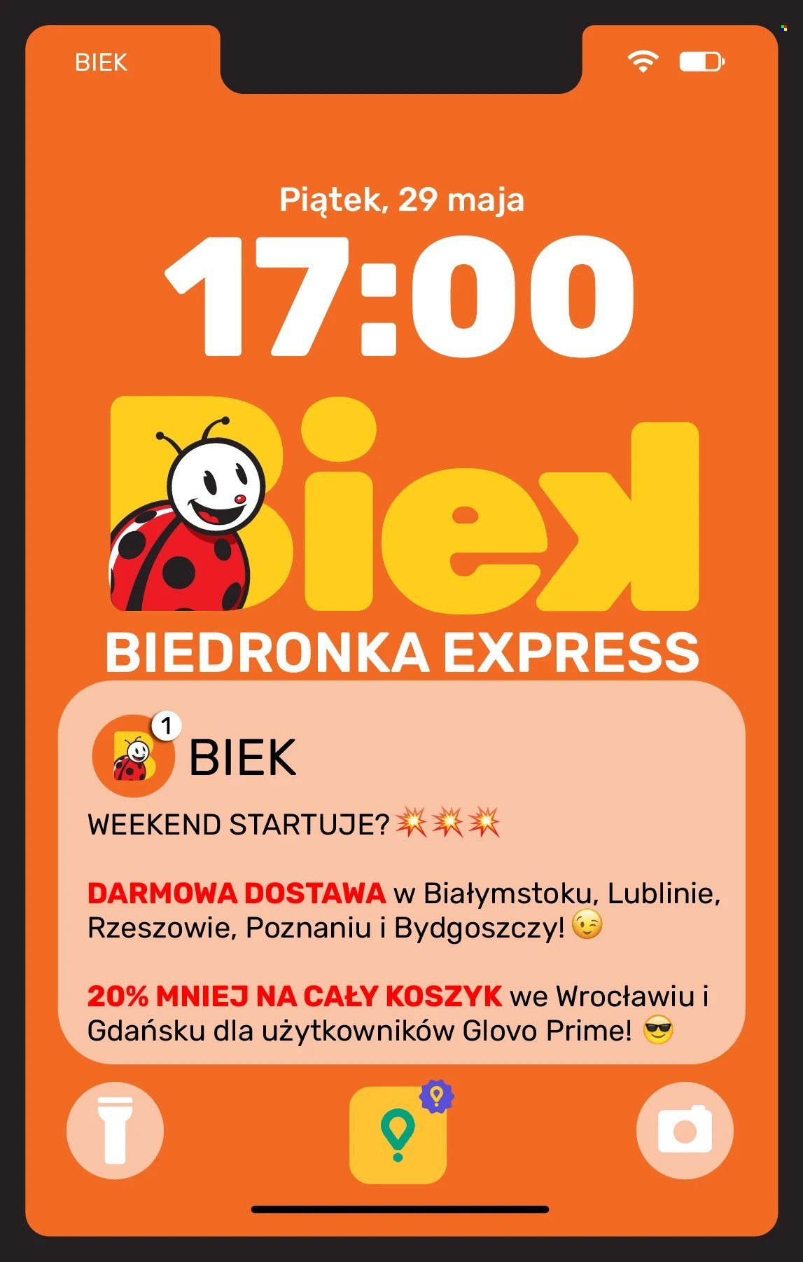 Gazetka BIEDRONKA - Kiek